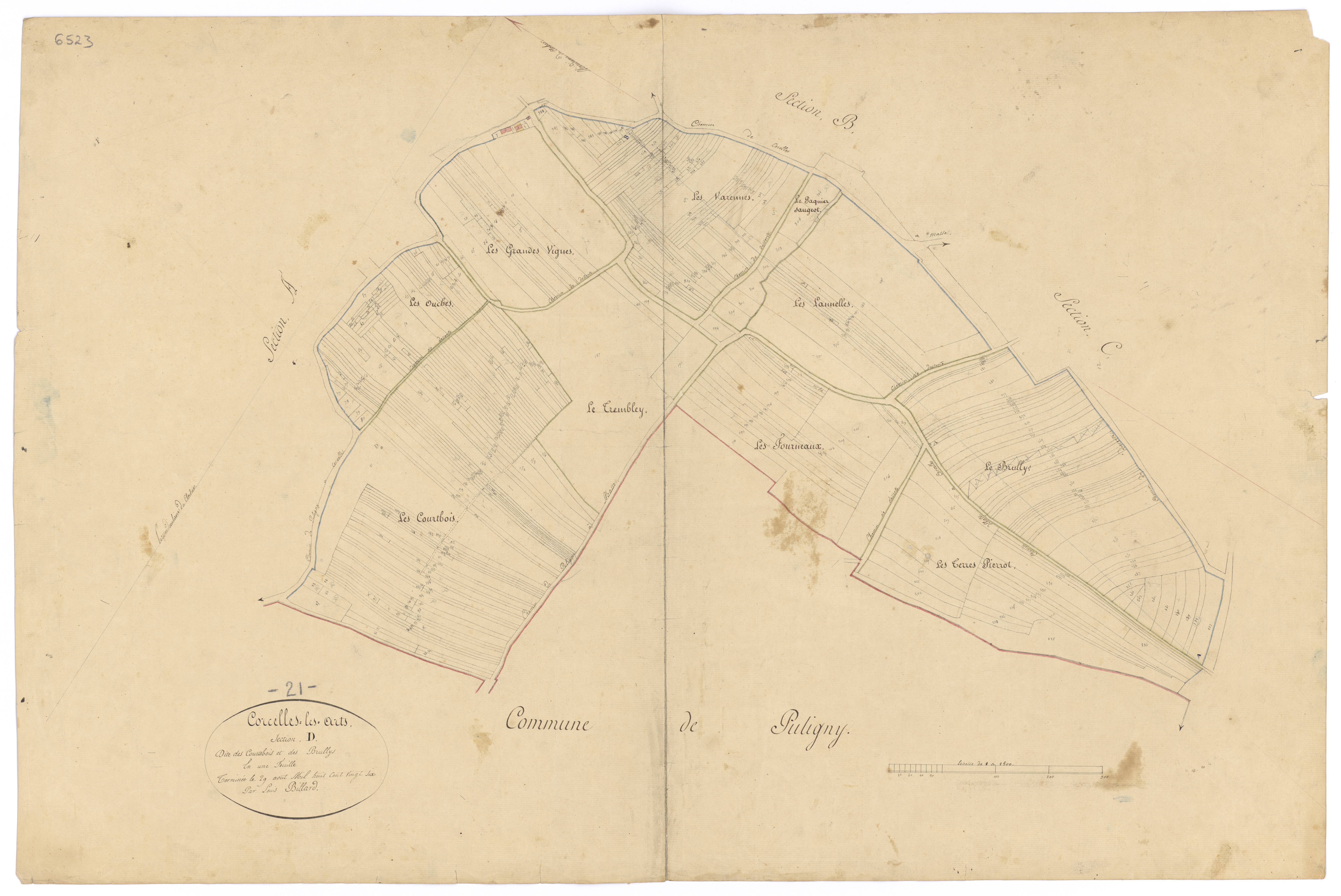 Corcelles-les-Arts - Section D - 3 P PLAN 197/5