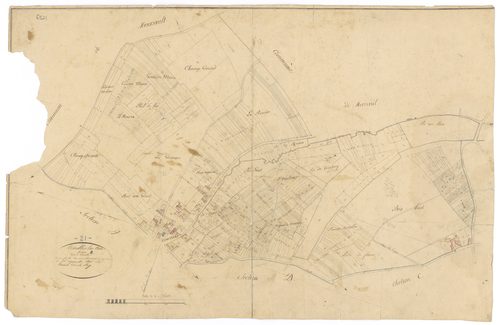 Corcelles-les-Arts - Section B - 3 P PLAN 197/3
