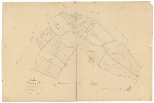 Corcelles-les-Arts - Section D - 3 P PLAN 197/5