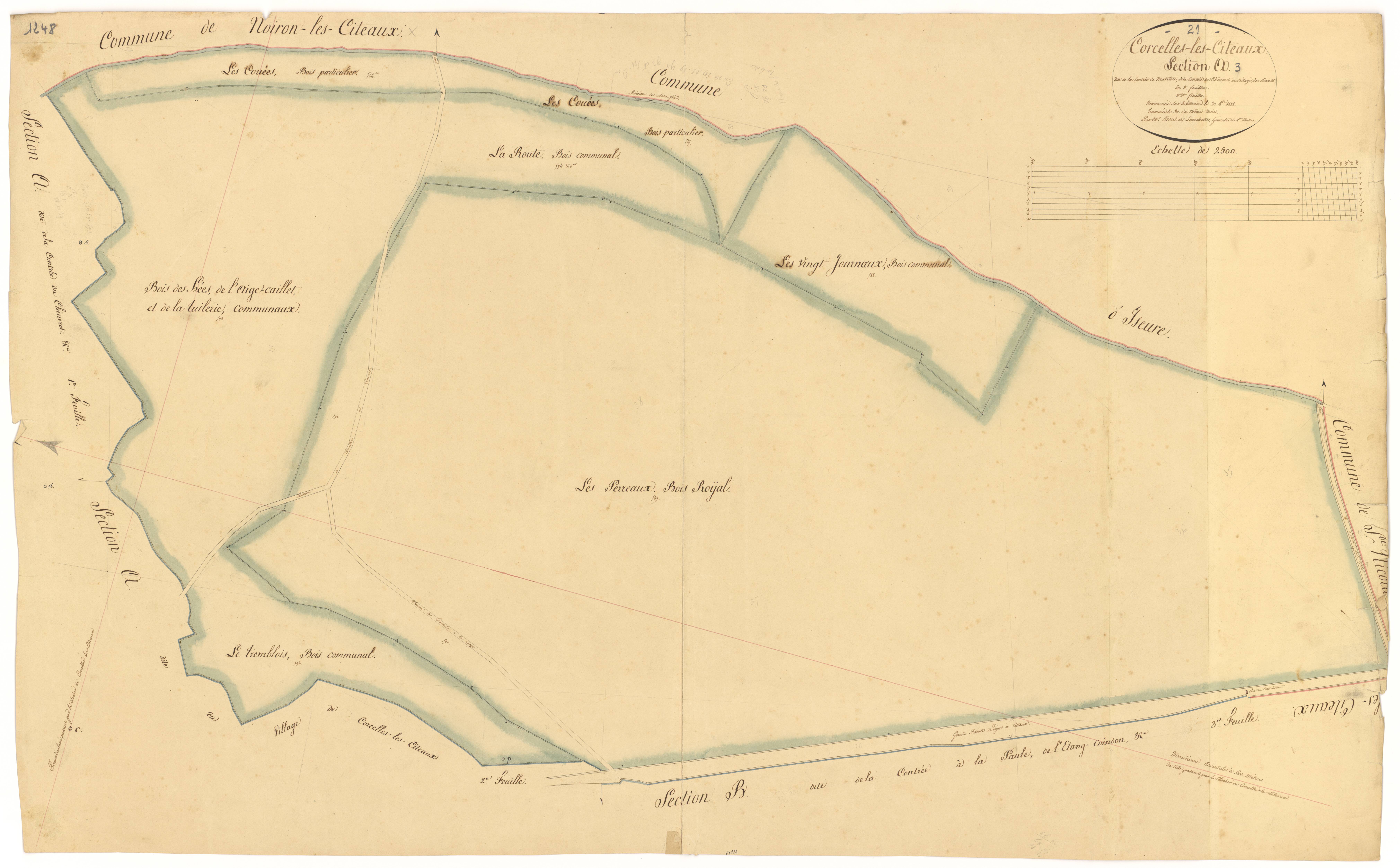 Corcelles-lès-Cîteaux - Section A3 - 3 P PLAN 199/4