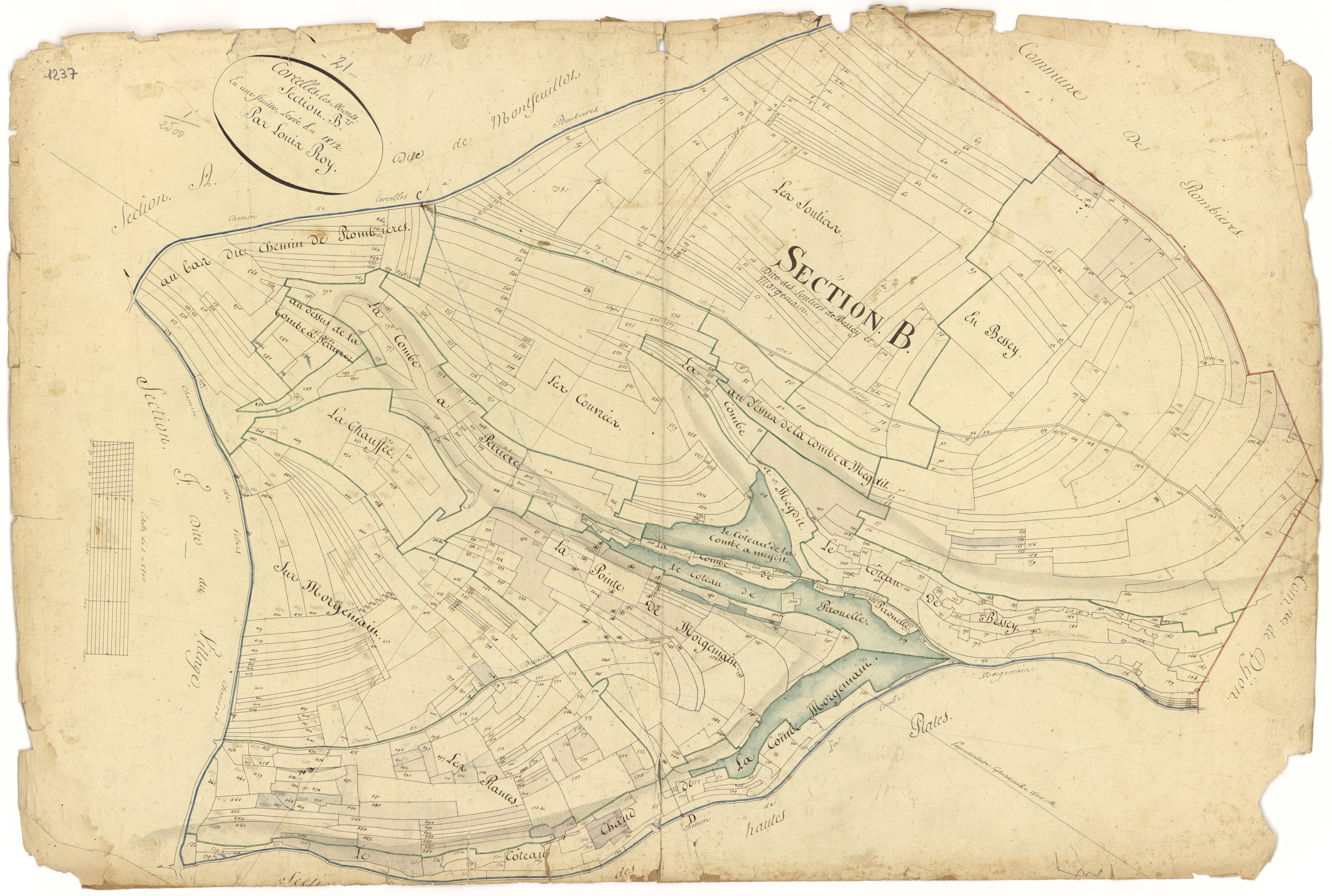 Corcelles-les-Monts - Section B - 3 P PLAN 198/3