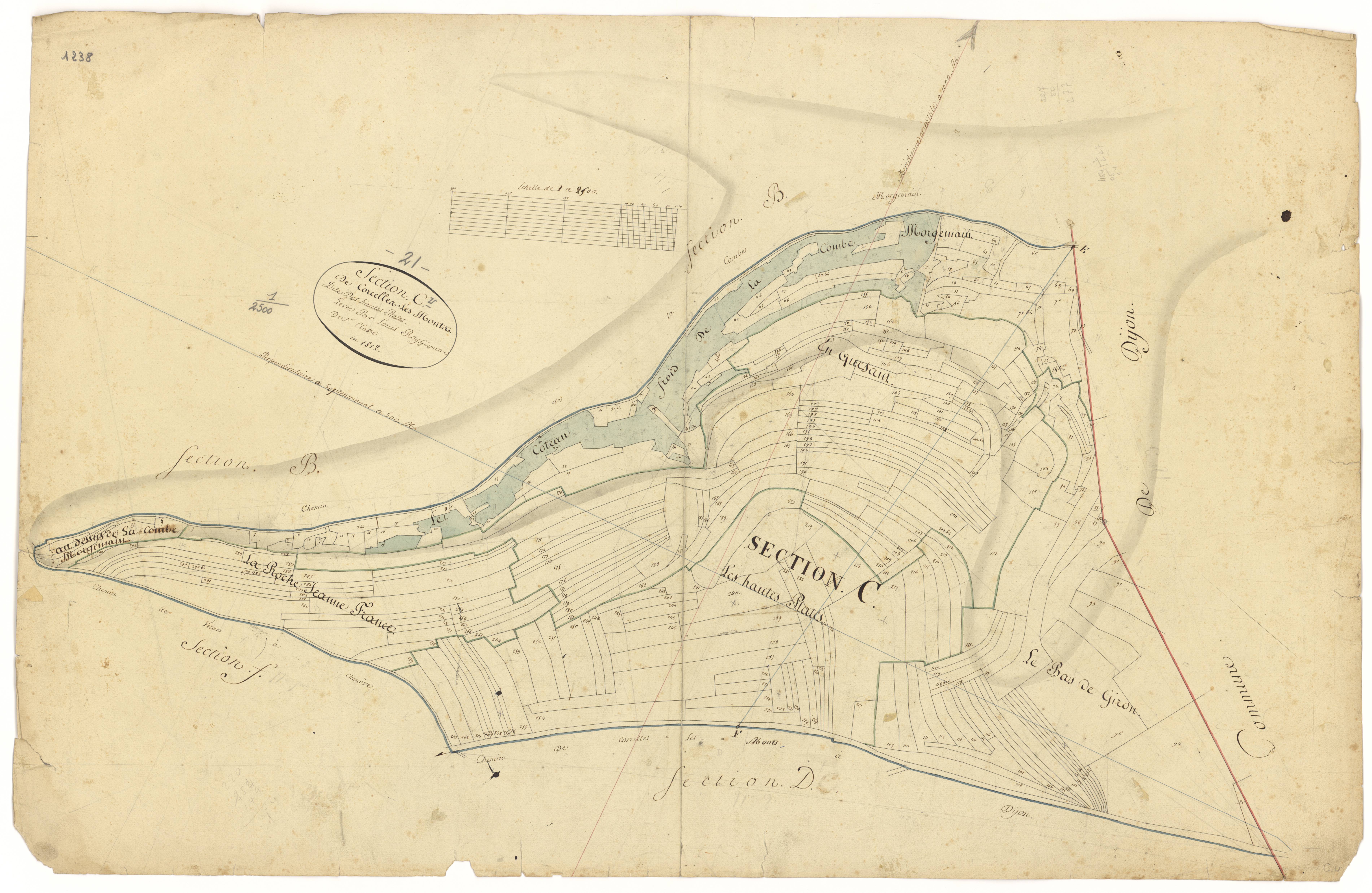 Corcelles-les-Monts - Section C - 3 P PLAN 198/4