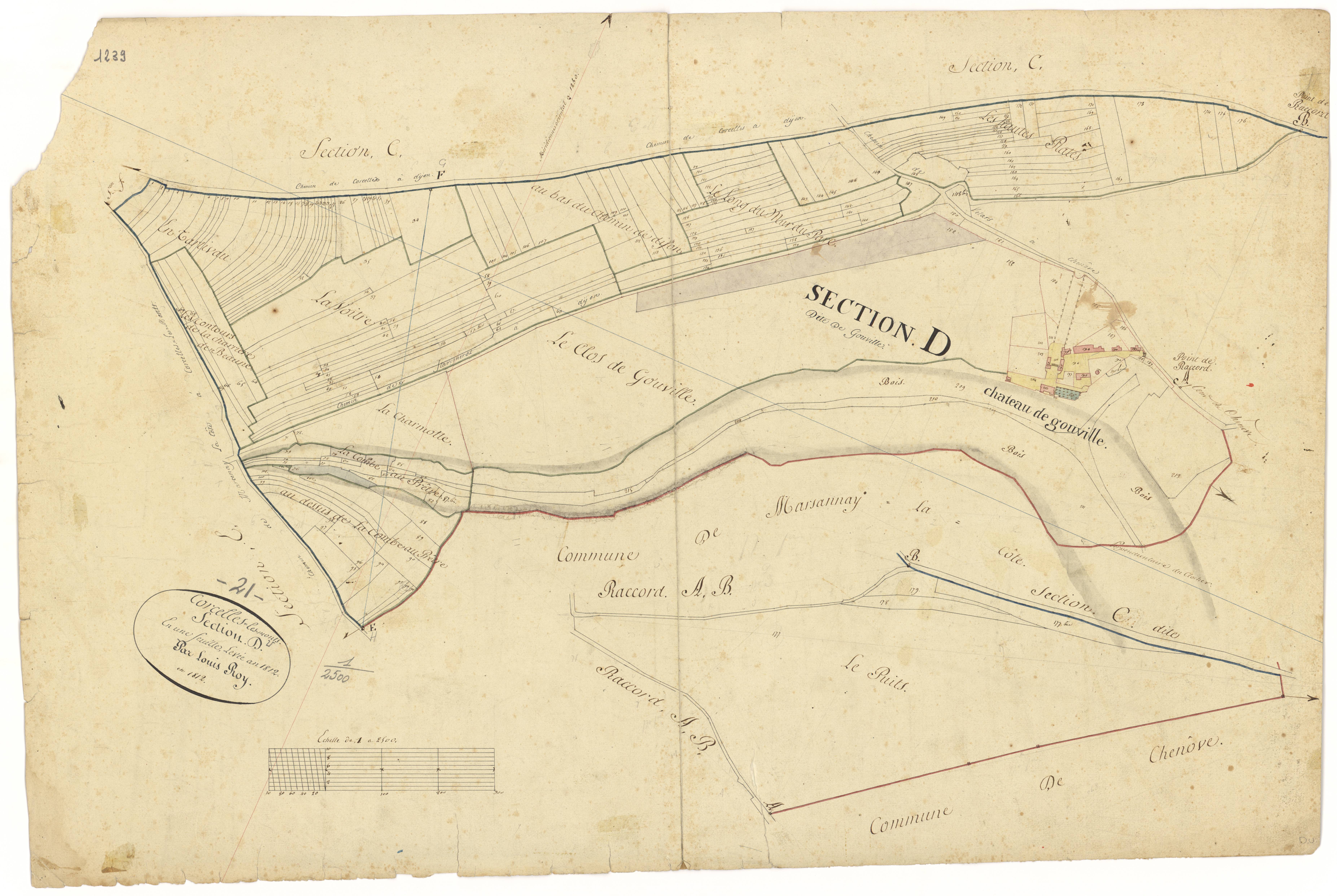 Corcelles-les-Monts - Section D - 3 P PLAN 198/5