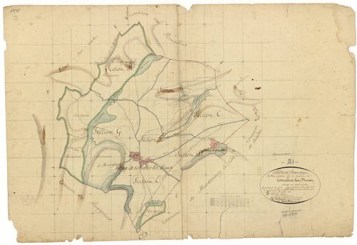 Corcelles-les-Monts - Tableau d'assemblage - 3 P PLAN 198/1