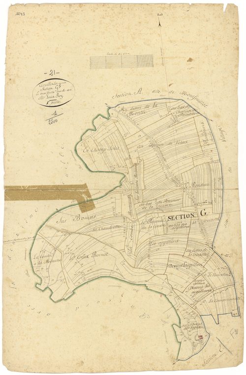 Corcelles-les-Monts - Section G1 - 3 P PLAN 198/9