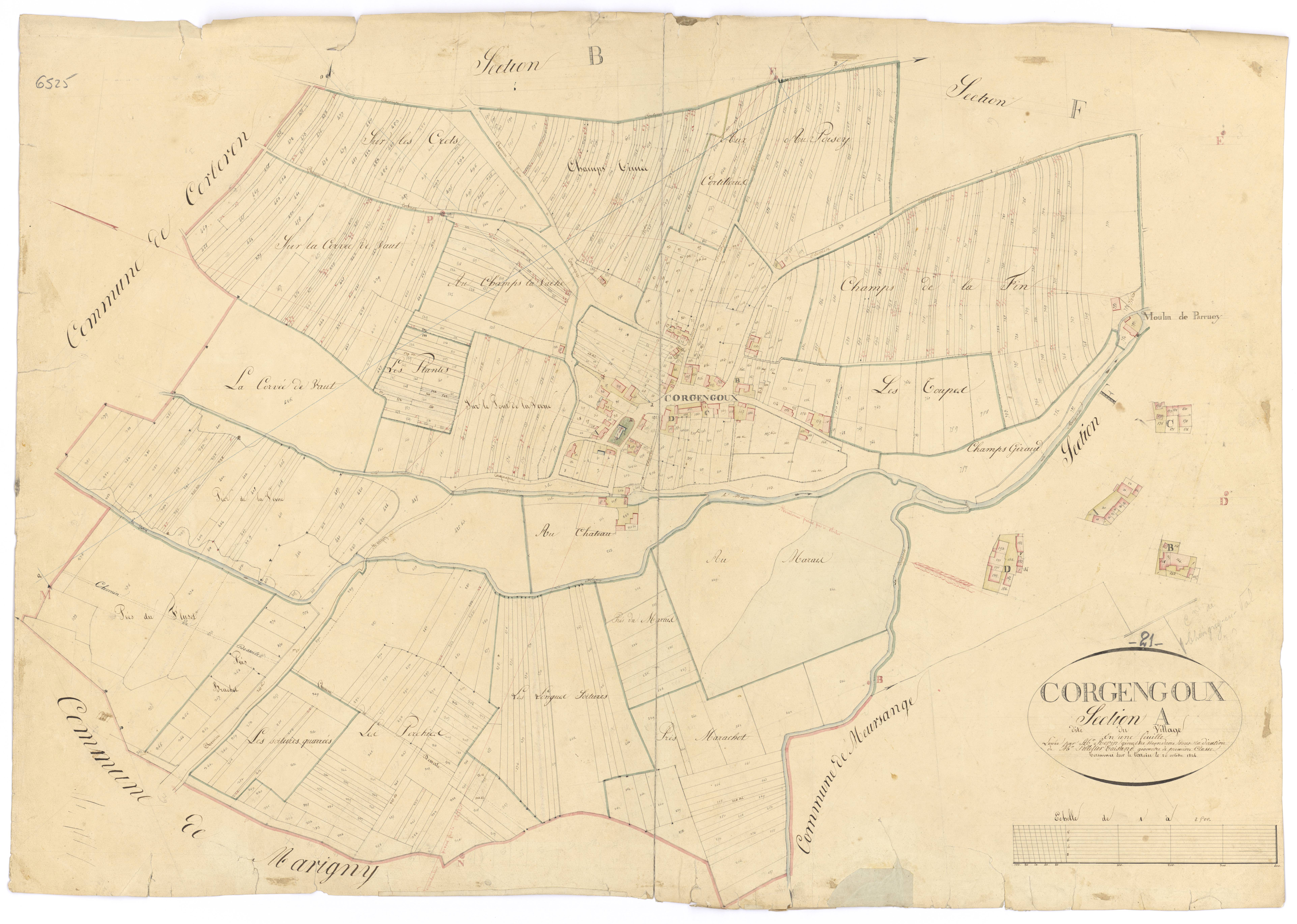 Corgengoux - Section A - 3 P PLAN 200/2