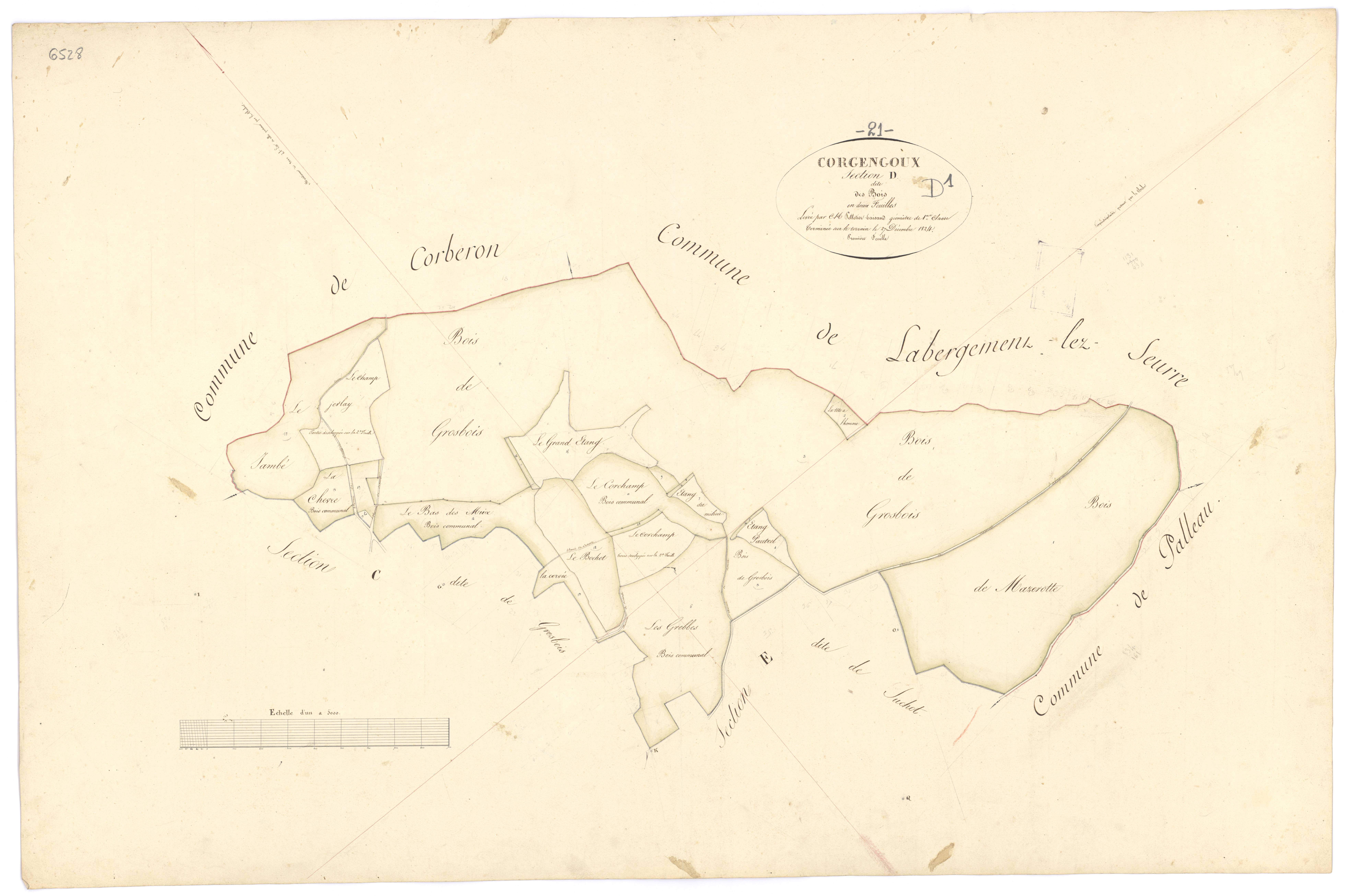 Corgengoux - Section D1 - 3 P PLAN 200/5