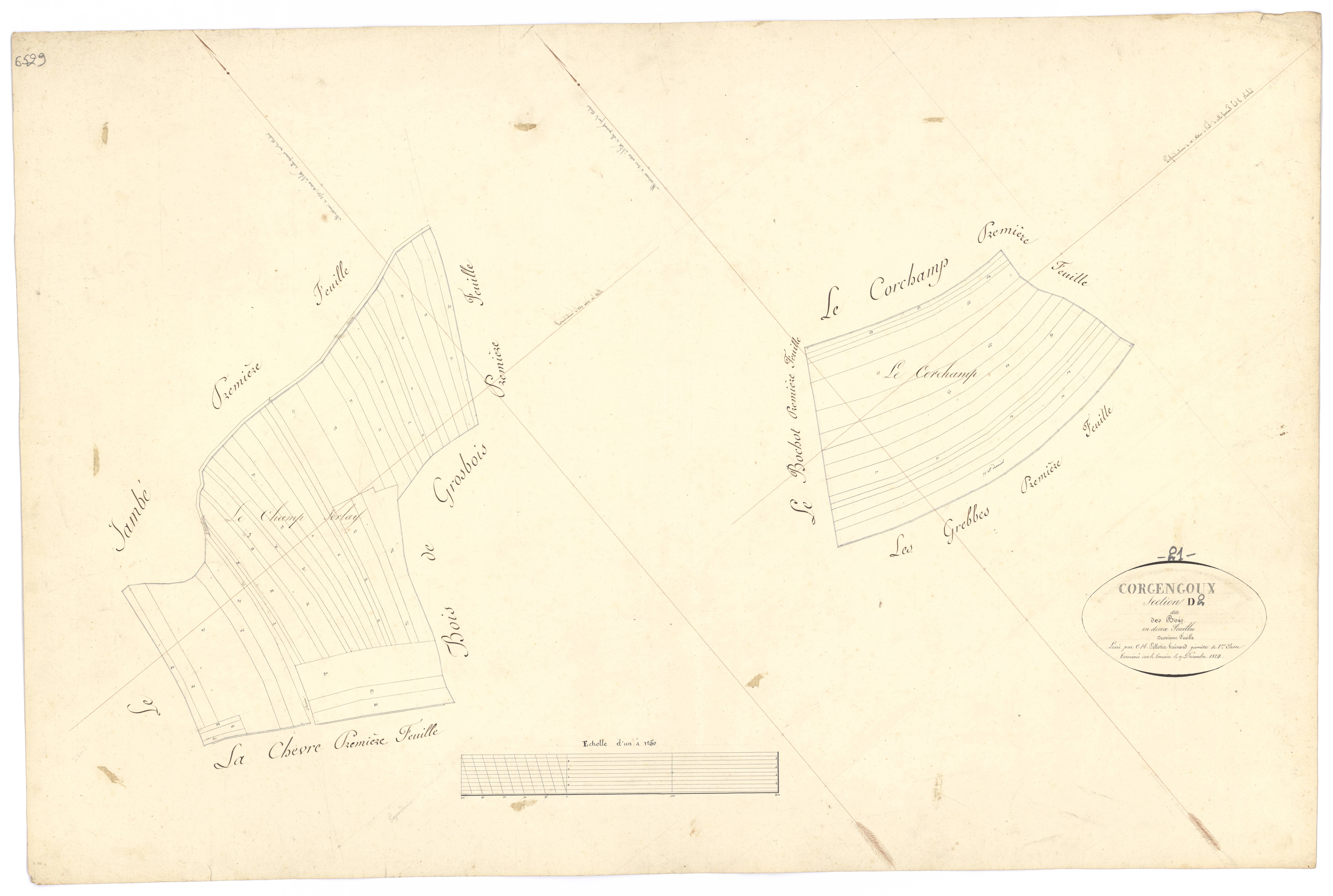 Corgengoux - Section D2 - 3 P PLAN 200/6