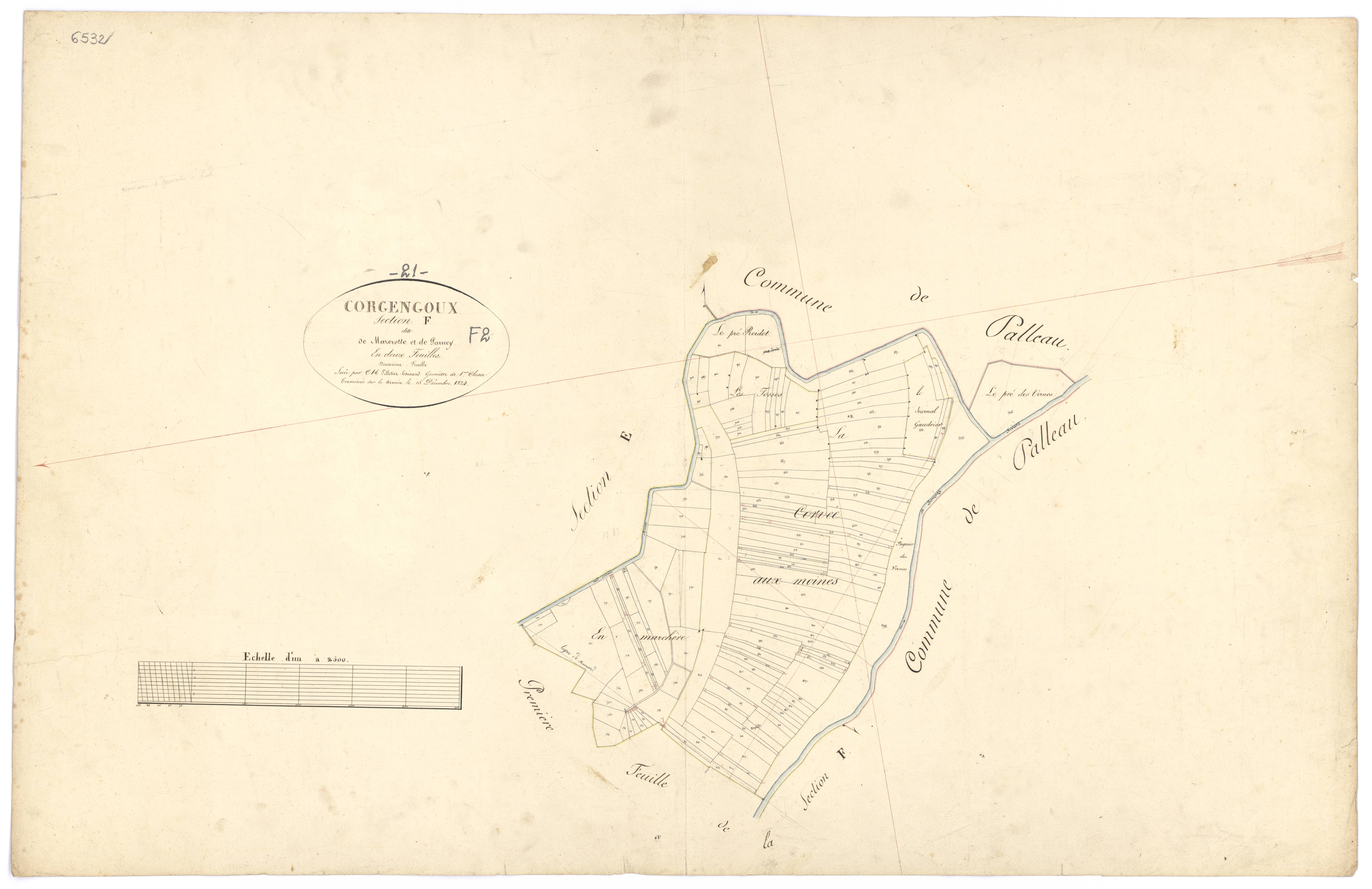 Corgengoux - Section F2 - 3 P PLAN 200/9