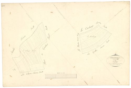 Corgengoux - Section D2 - 3 P PLAN 200/6