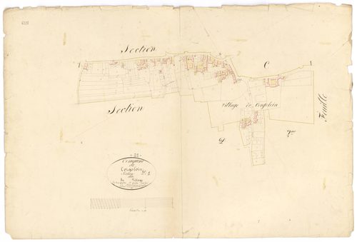 Corgoloin - Section D1 - 3 P PLAN 201/6