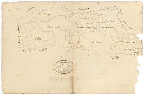 Corgoloin - Section F1 - 3 P PLAN 201/10