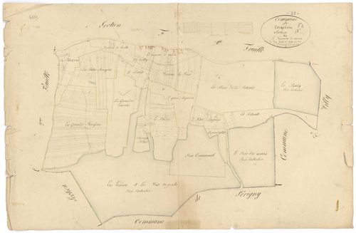 Corgoloin - Section F2 - 3 P PLAN 201/11