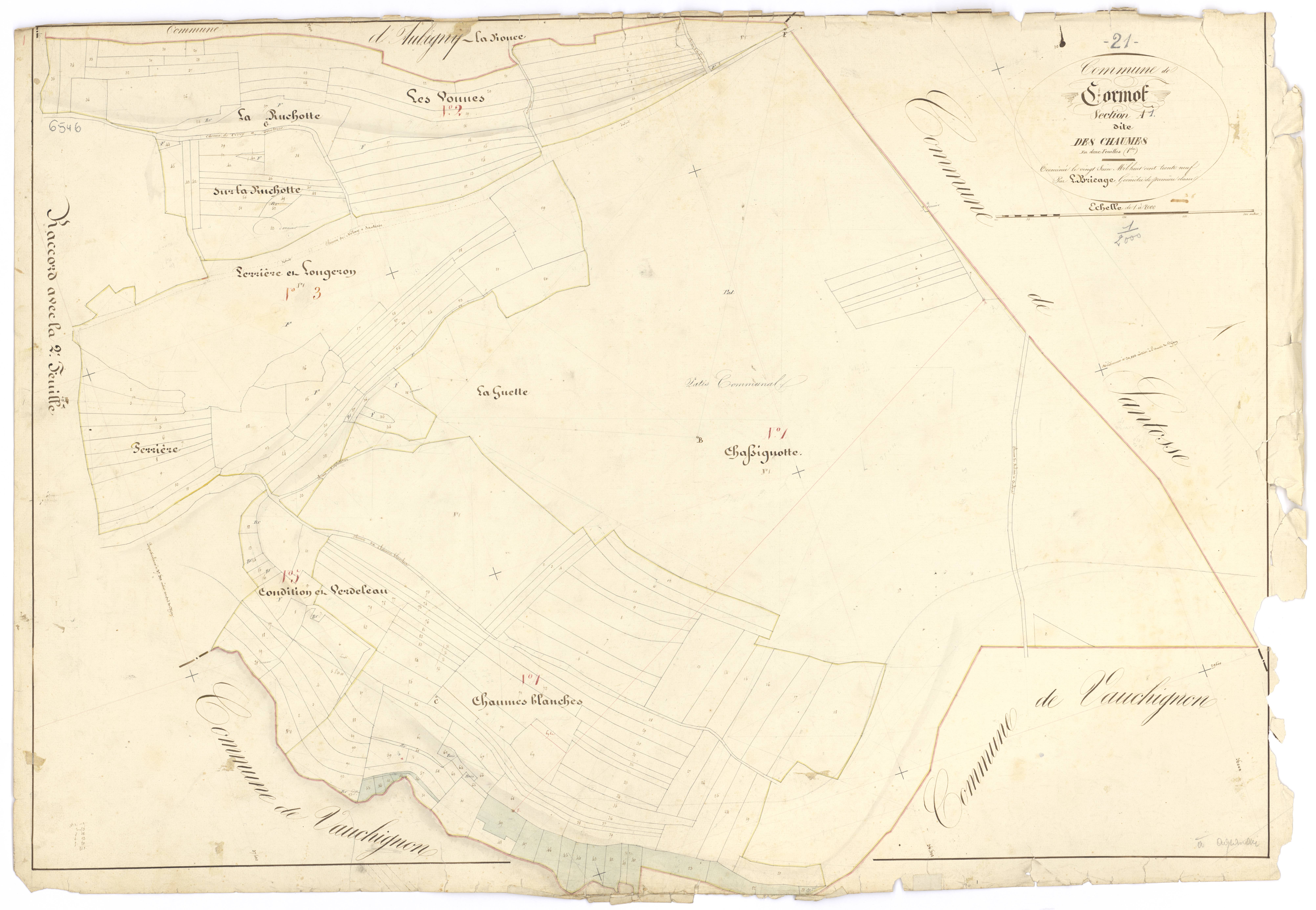 Cormot-le-Grand - Section A1 - 3 P PLAN 202/3