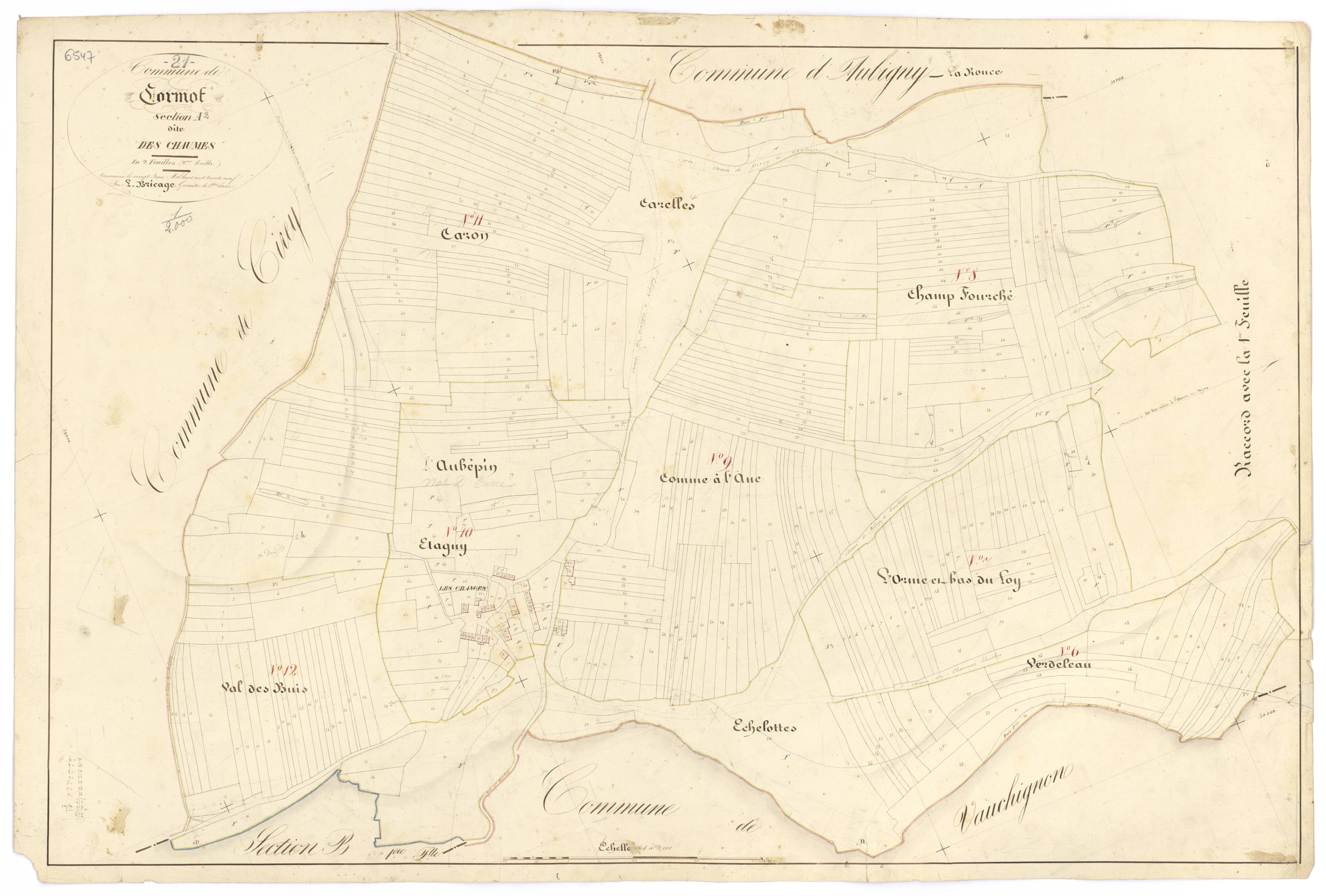 Cormot-le-Grand - Section A2 - 3 P PLAN 202/4