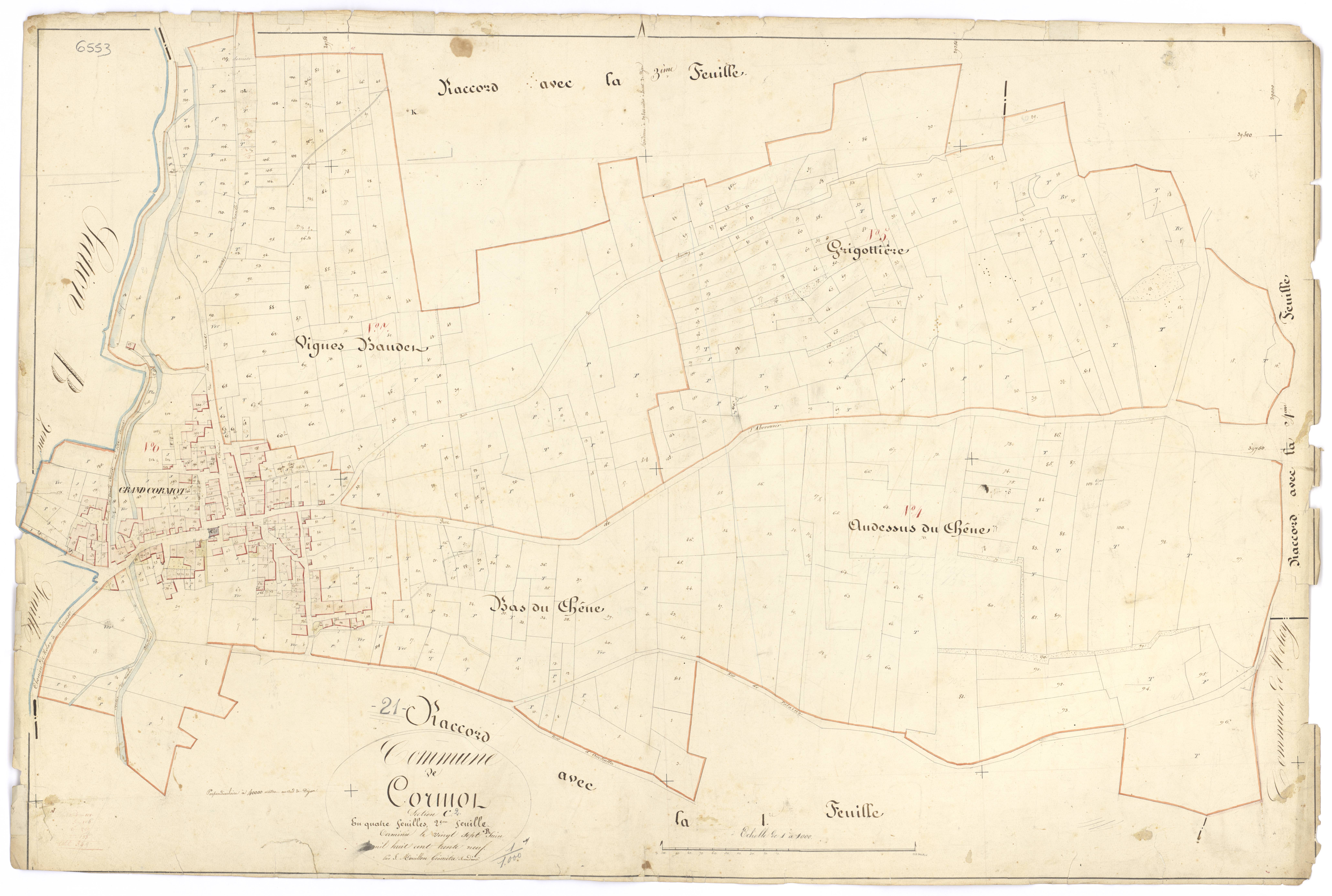 Cormot-le-Grand - Section C2 - 3 P PLAN 202/10