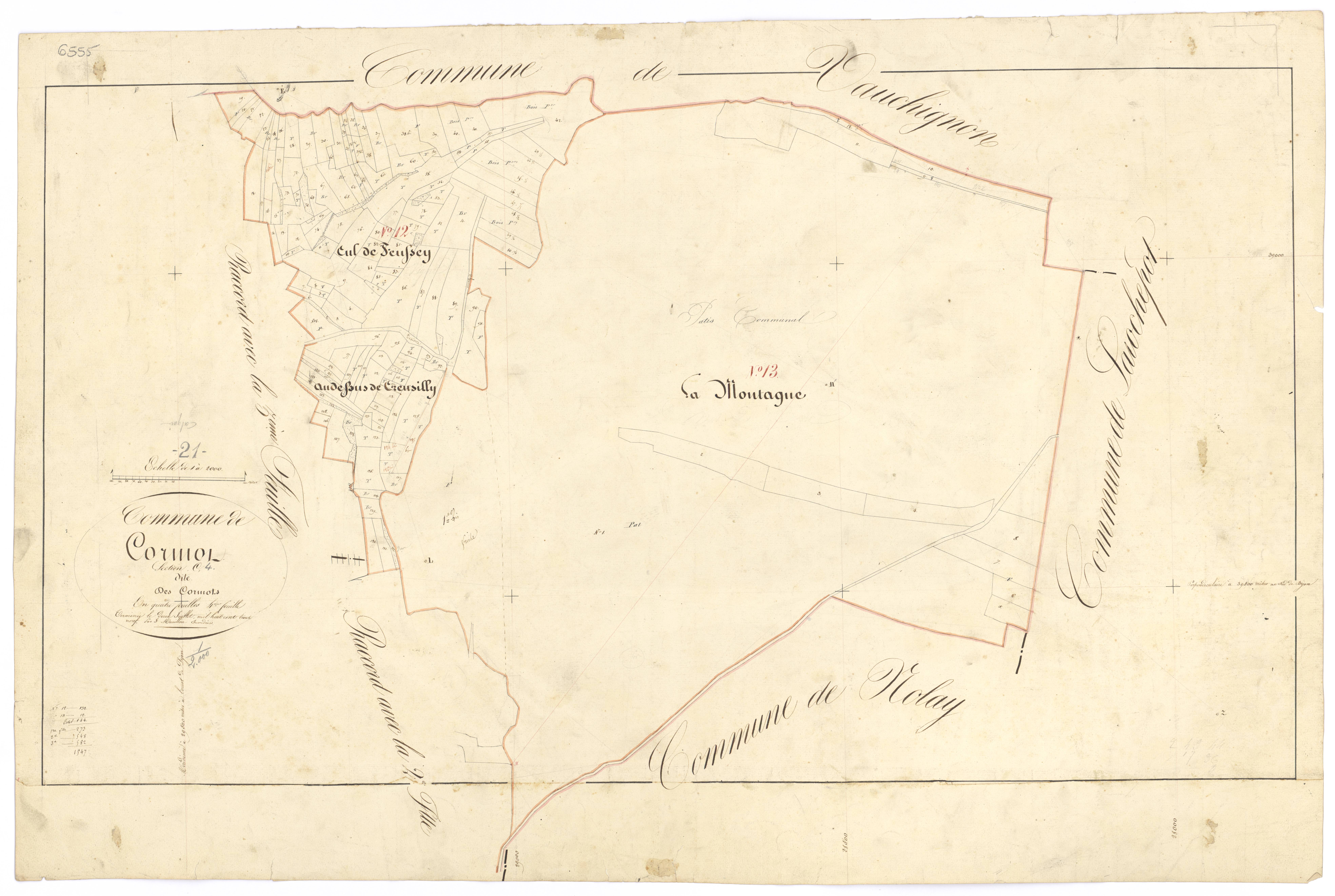 Cormot-le-Grand - Section C4 - 3 P PLAN 202/12