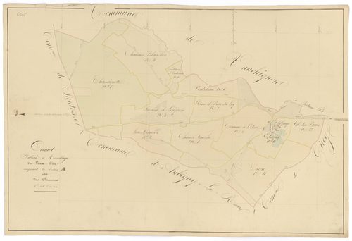 Cormot-le-Grand - Section A (tableau d'assemblage) - 3 P PLAN 202/2