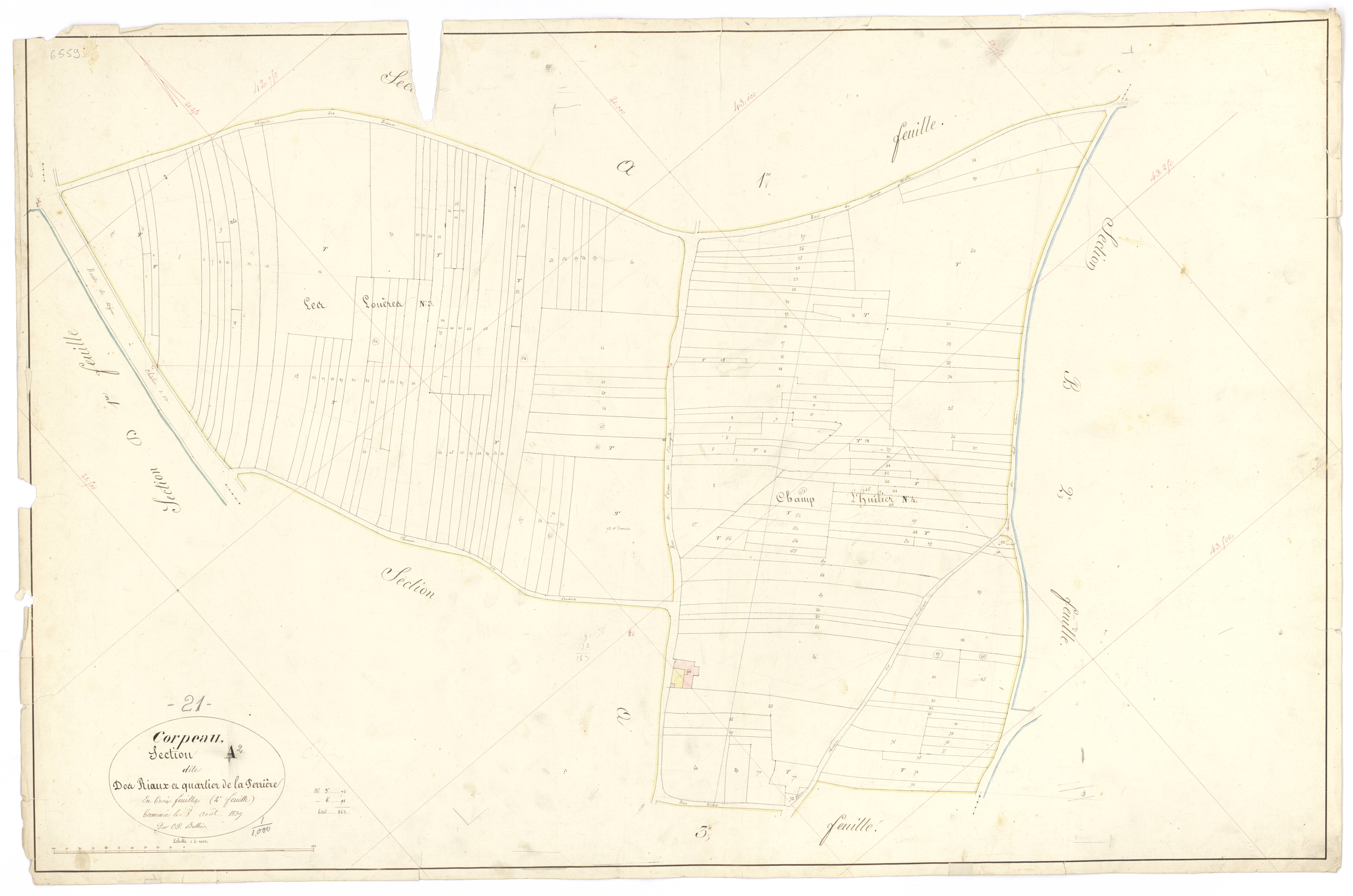 Corpeau - Section A2 - 3 P PLAN 203/4