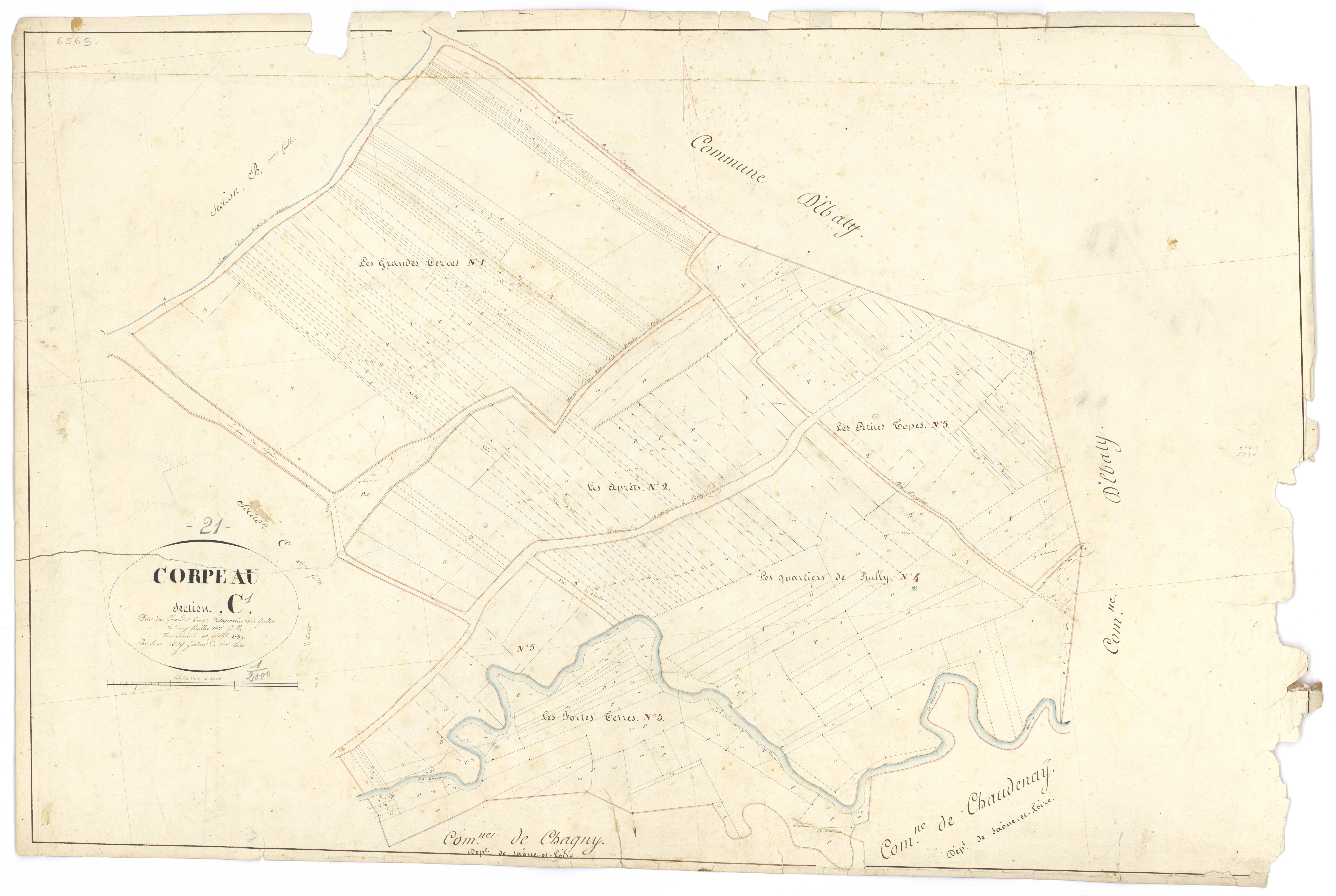 Corpeau - Section C1 - 3 P PLAN 203/10