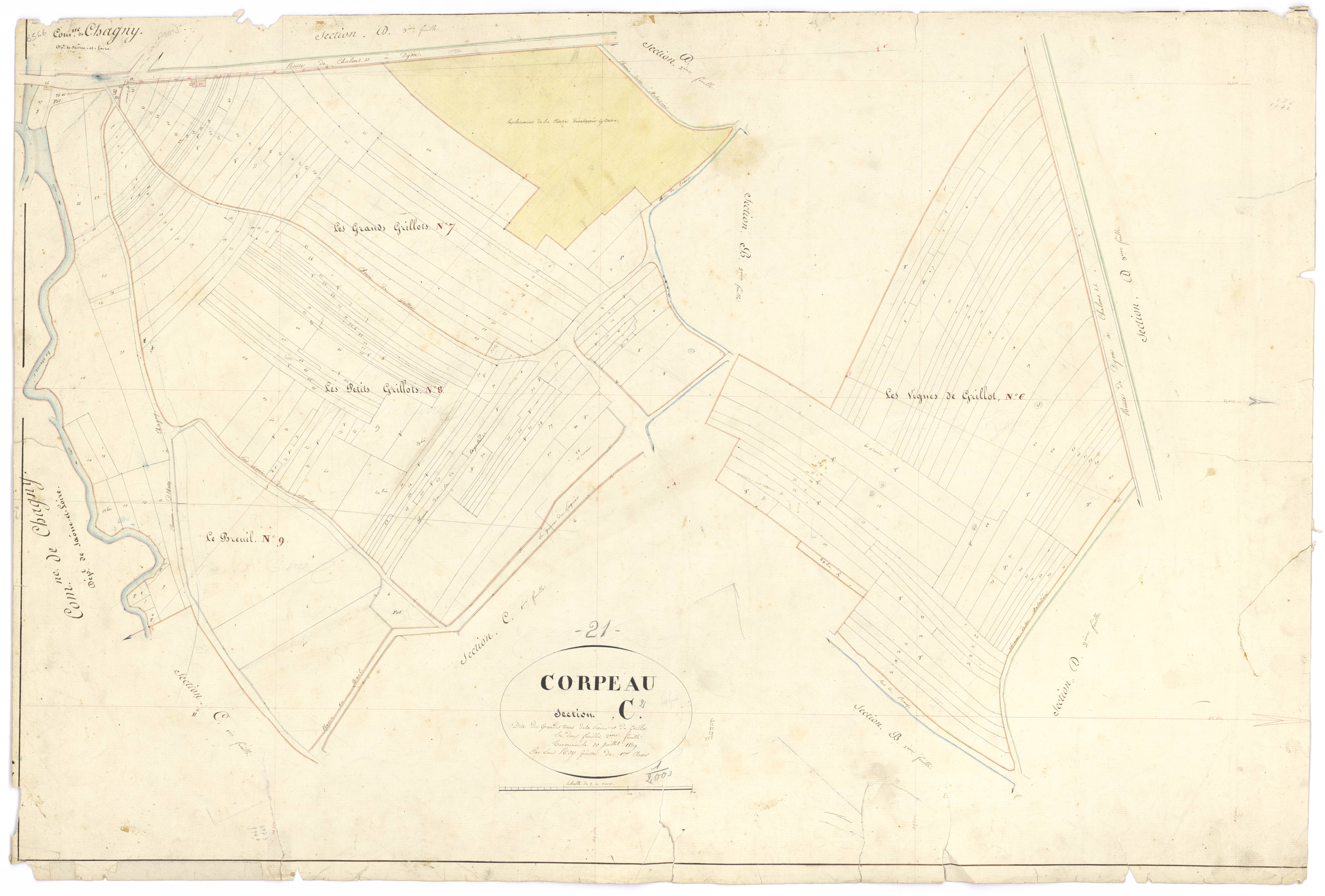 Corpeau - Section C2 - 3 P PLAN 203/11