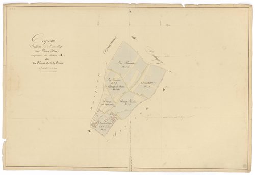 Corpeau - Section A (tableau d'assemblage) - 3 P PLAN 203/2