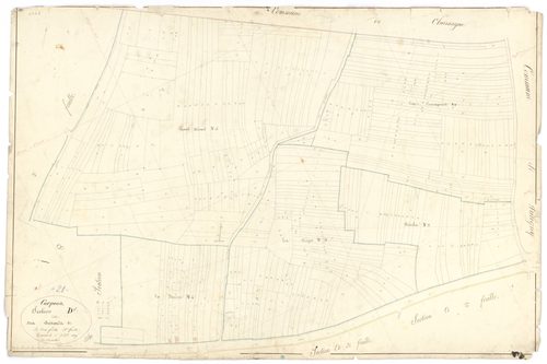Corpeau - Section D1 - 3 P PLAN 203/13