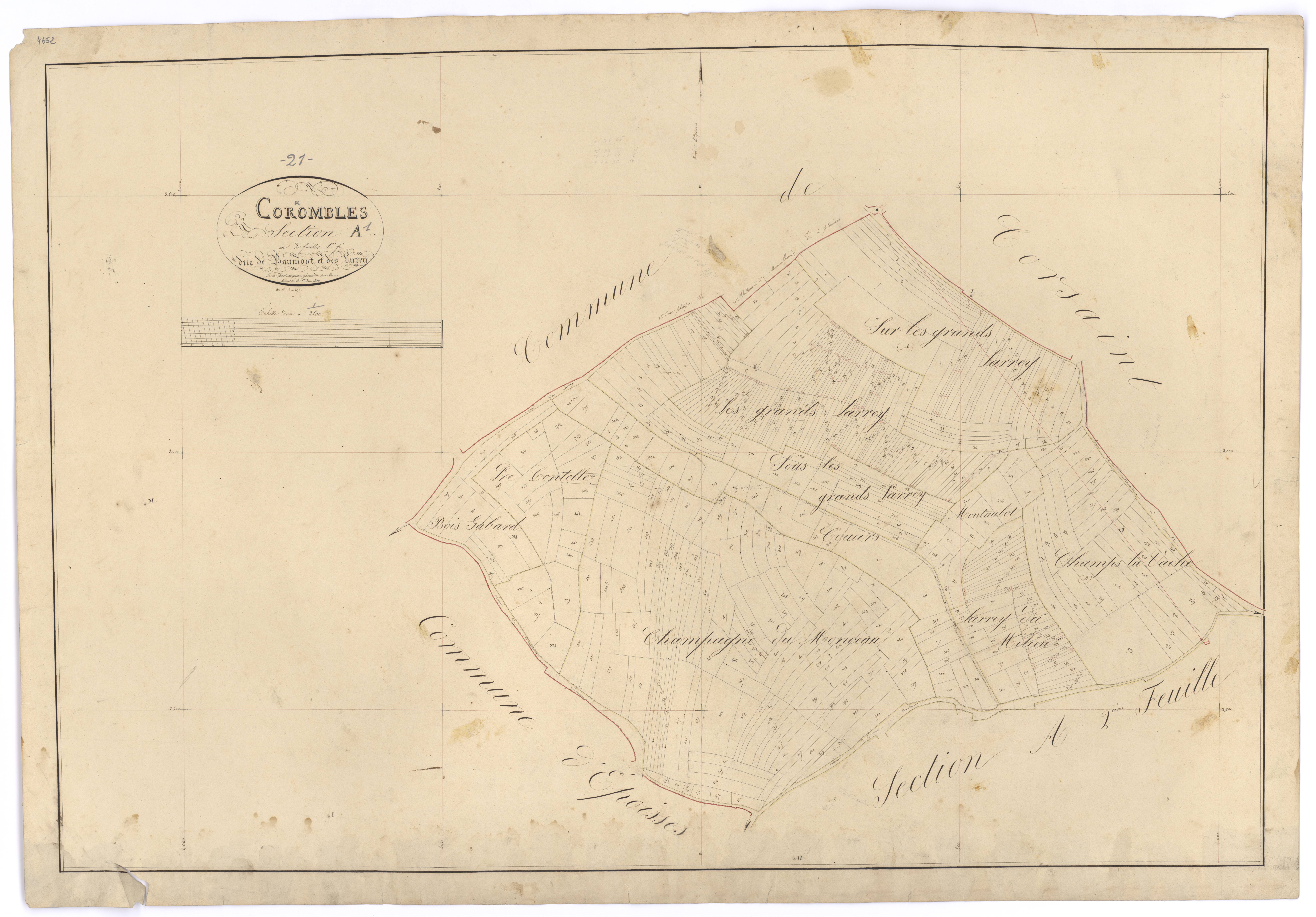Corrombles - Section A1 - 3 P PLAN 205/2