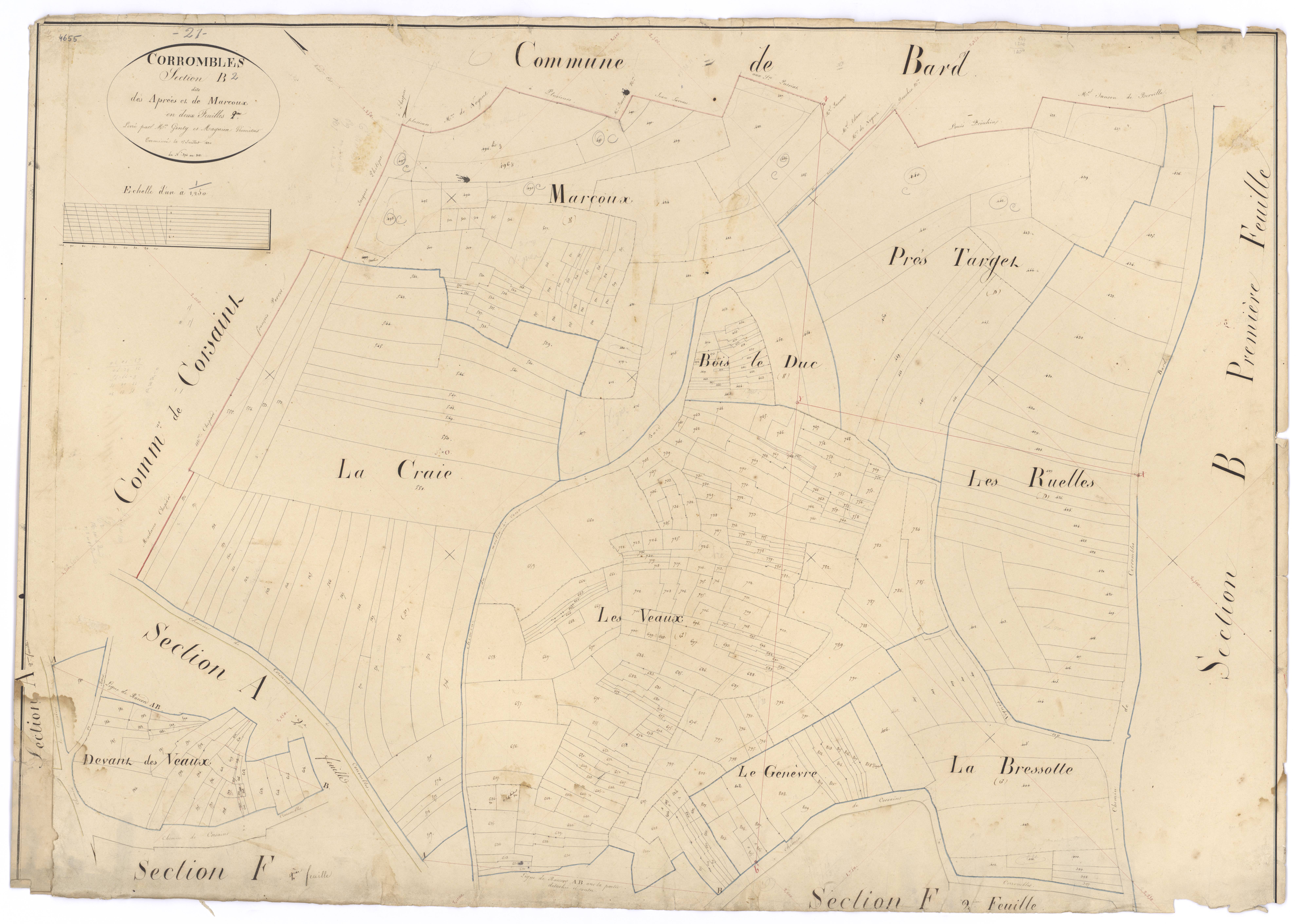 Corrombles - Section B2 - 3 P PLAN 205/5
