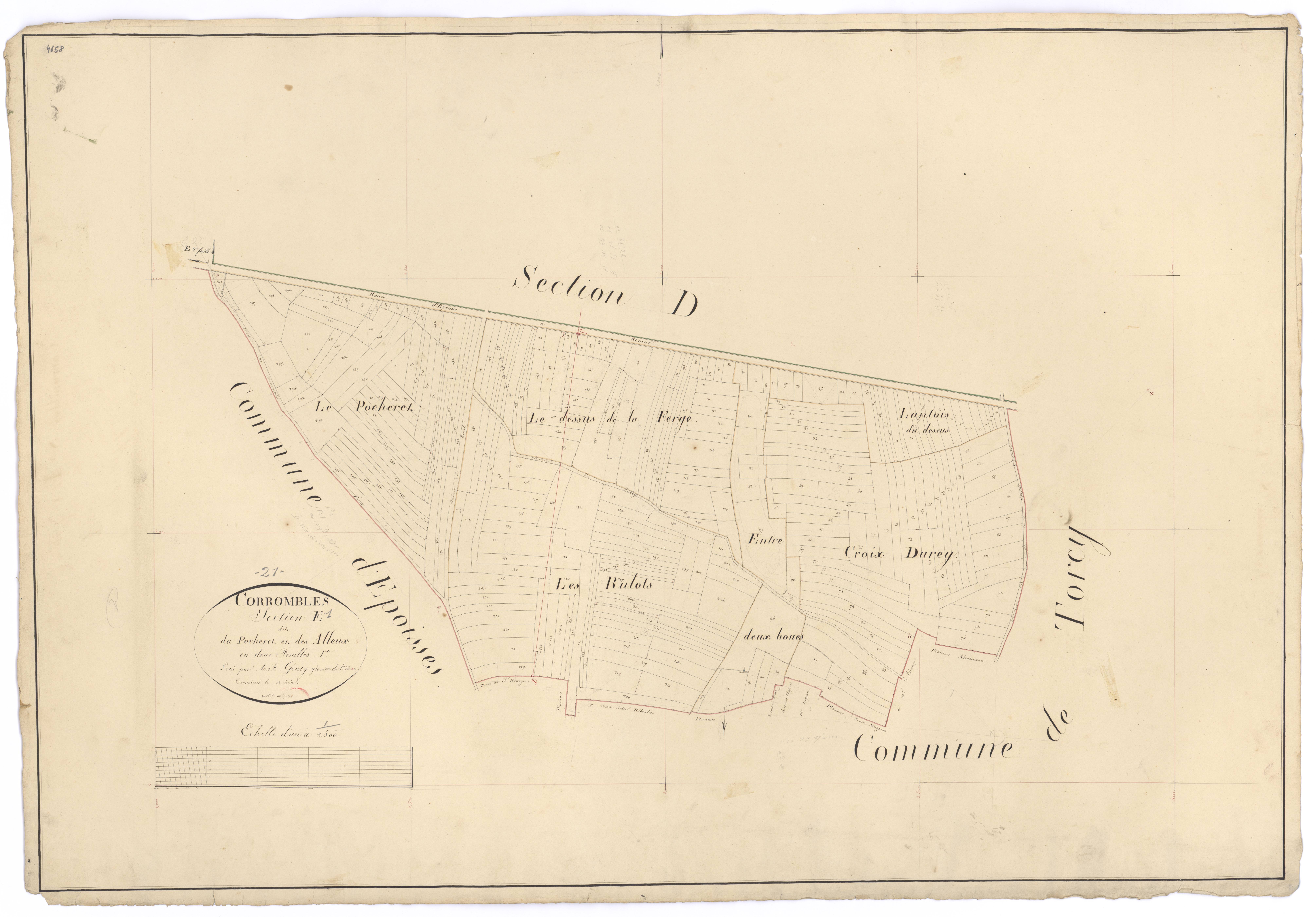 Corrombles - Section E1 - 3 P PLAN 205/8