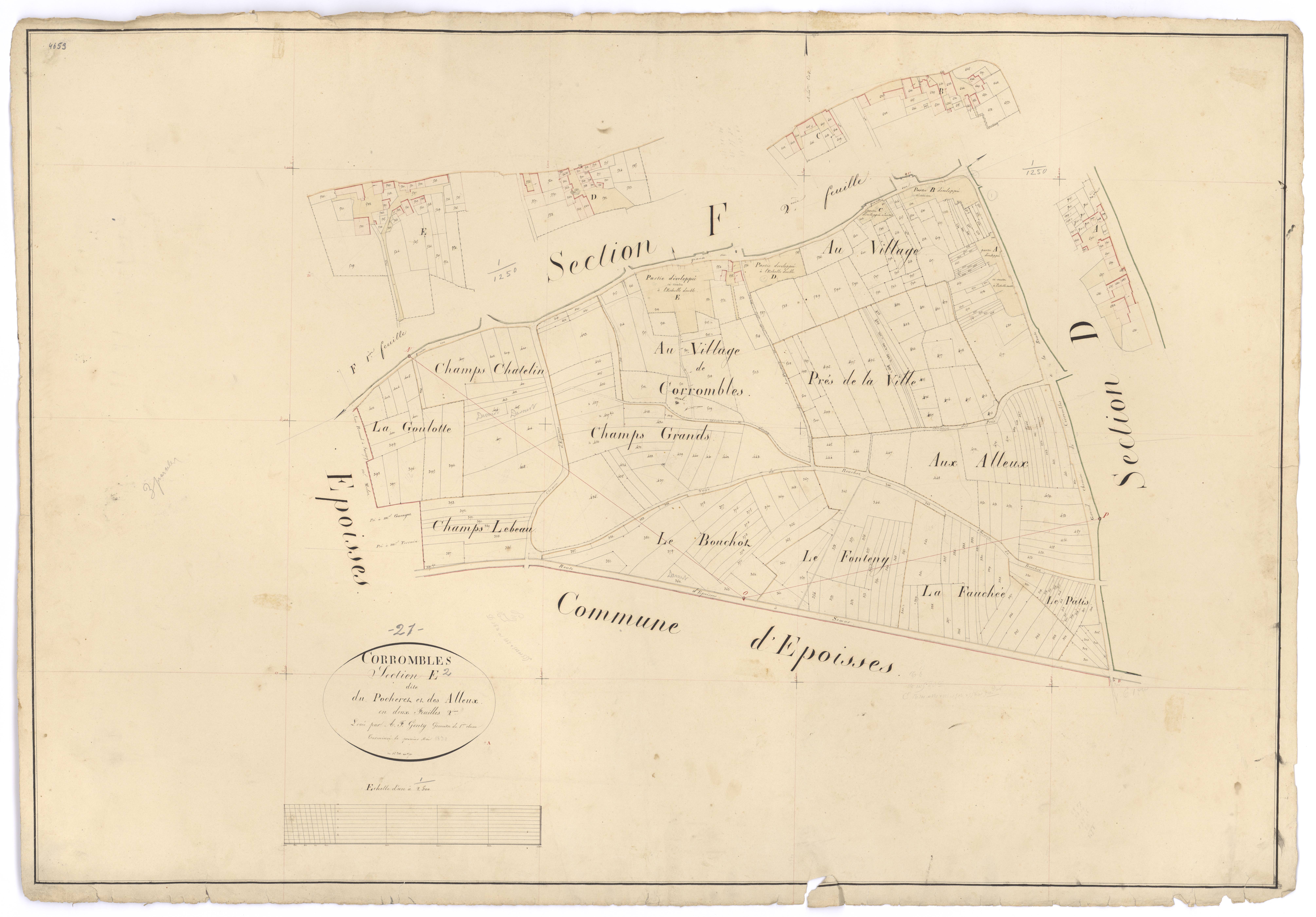 Corrombles - Section E2 - 3 P PLAN 205/9
