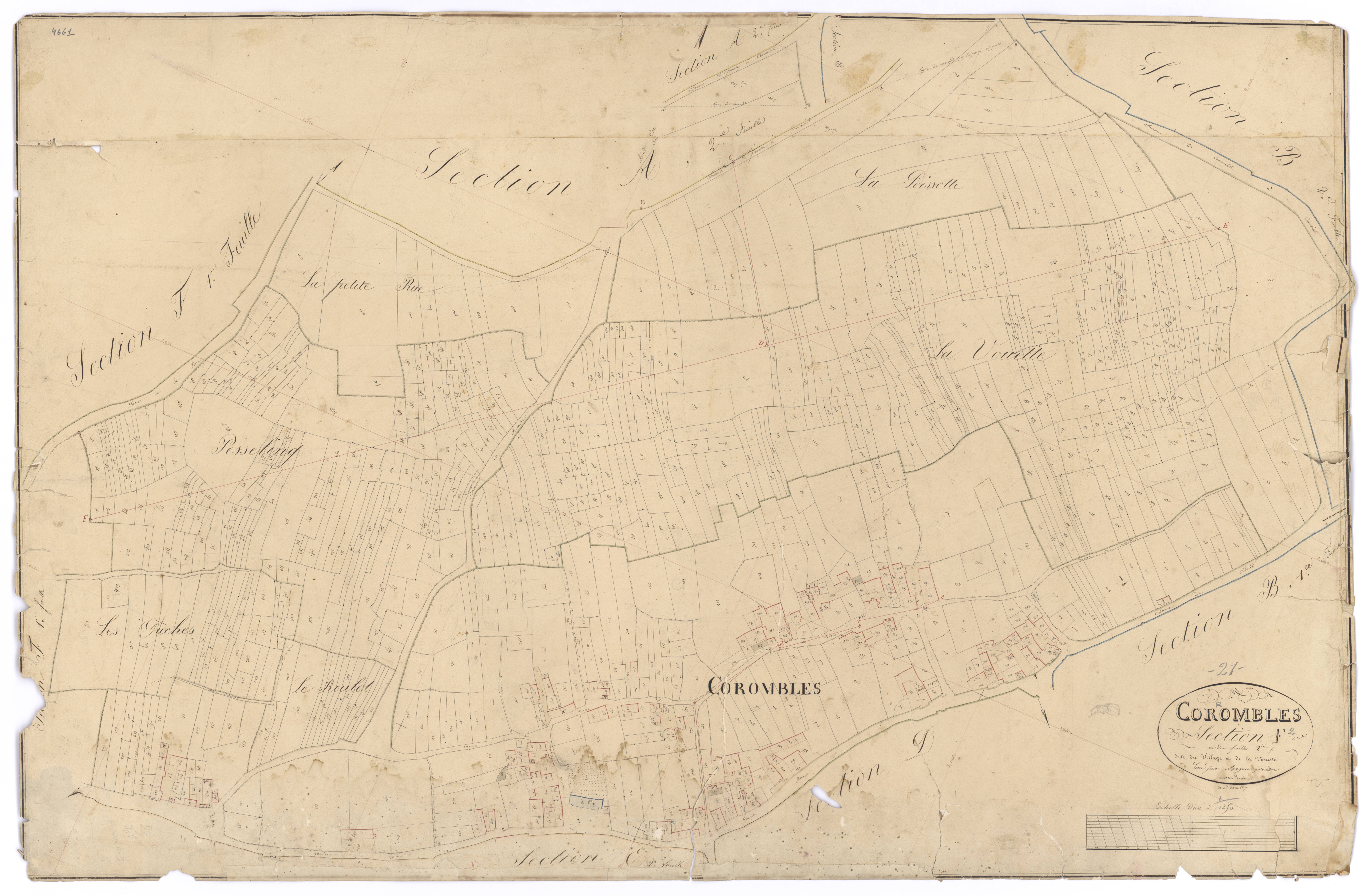 Corrombles - Section F2 - 3 P PLAN 205/11