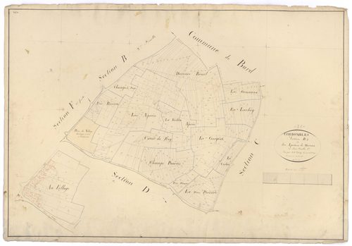 Corrombles - Section B1 - 3 P PLAN 205/4