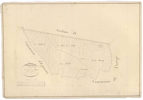 Corrombles - Section E1 - 3 P PLAN 205/8