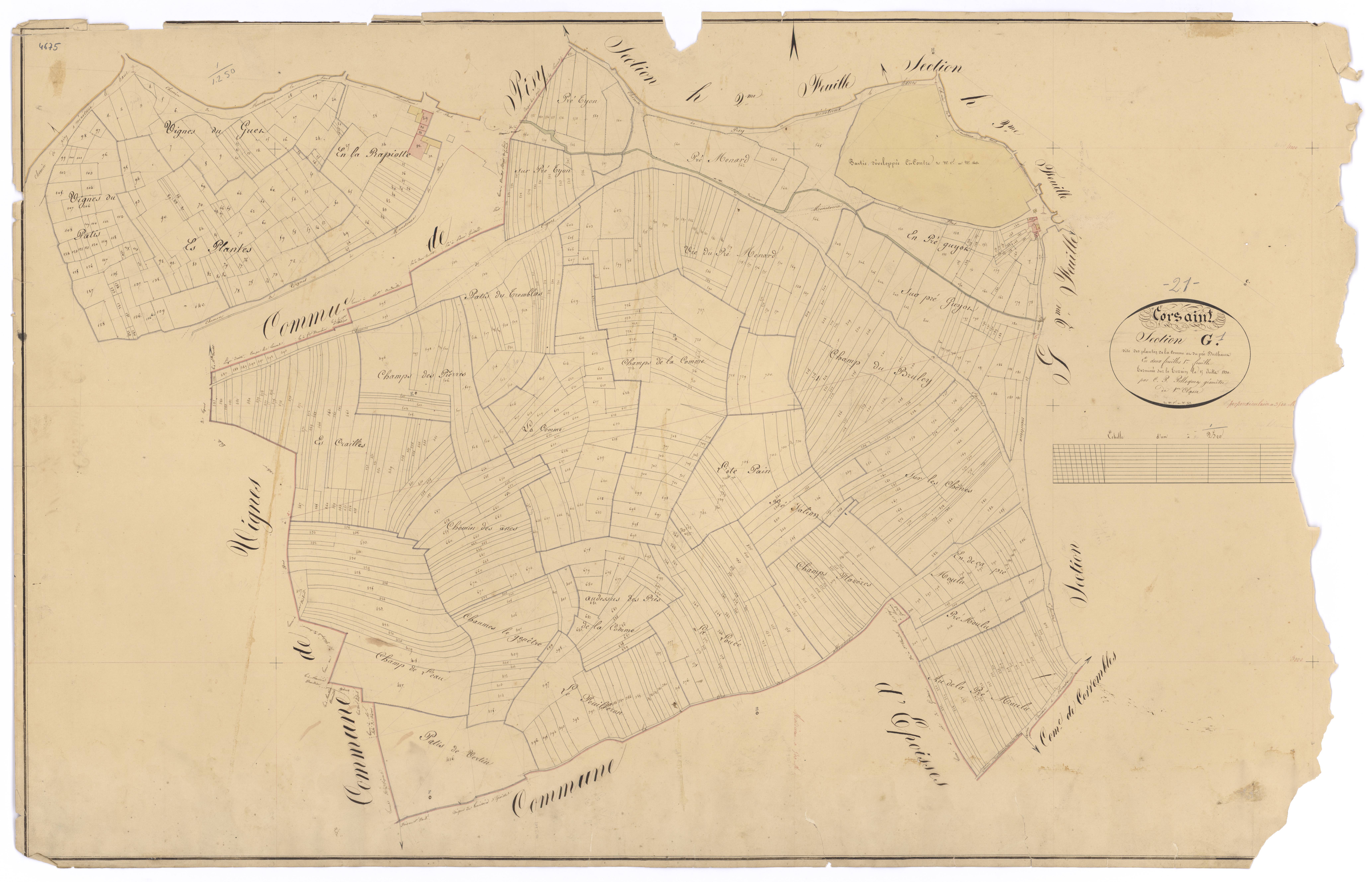 Corsaint - Section G1 - 3 P PLAN 206/14