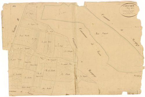 Couchey - Section D - 3 P PLAN 207/7
