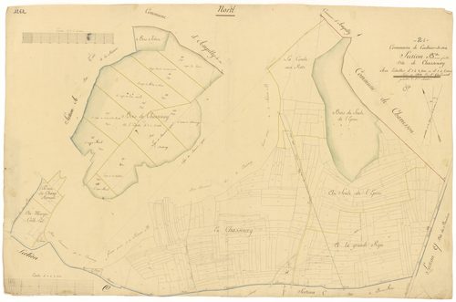 Coulmier-le-Sec - Section B - 3 P PLAN 208/3