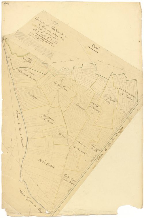 Coulmier-le-Sec - Section C2 - 3 P PLAN 208/5