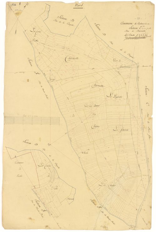 Coulmier-le-Sec - Section E - 3 P PLAN 208/7