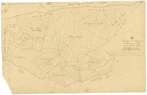 Coulmier-le-Sec - Section F2 - 3 P PLAN 208/9