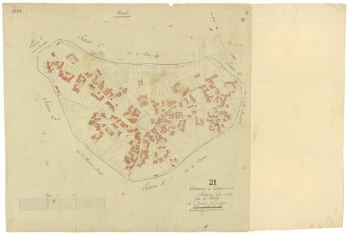 Coulmier-le-Sec - Section G - 3 P PLAN 208/10