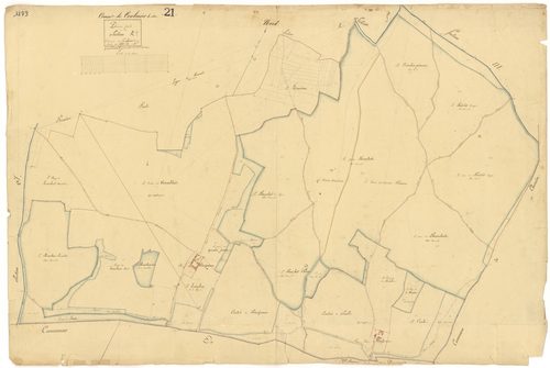 Coulmier-le-Sec - Section K2 - 3 P PLAN 208/14