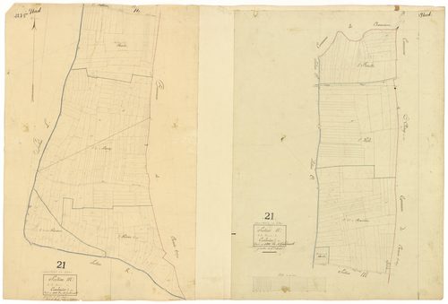 Coulmier-le-Sec - Sections M et N - 3 P PLAN 208/16