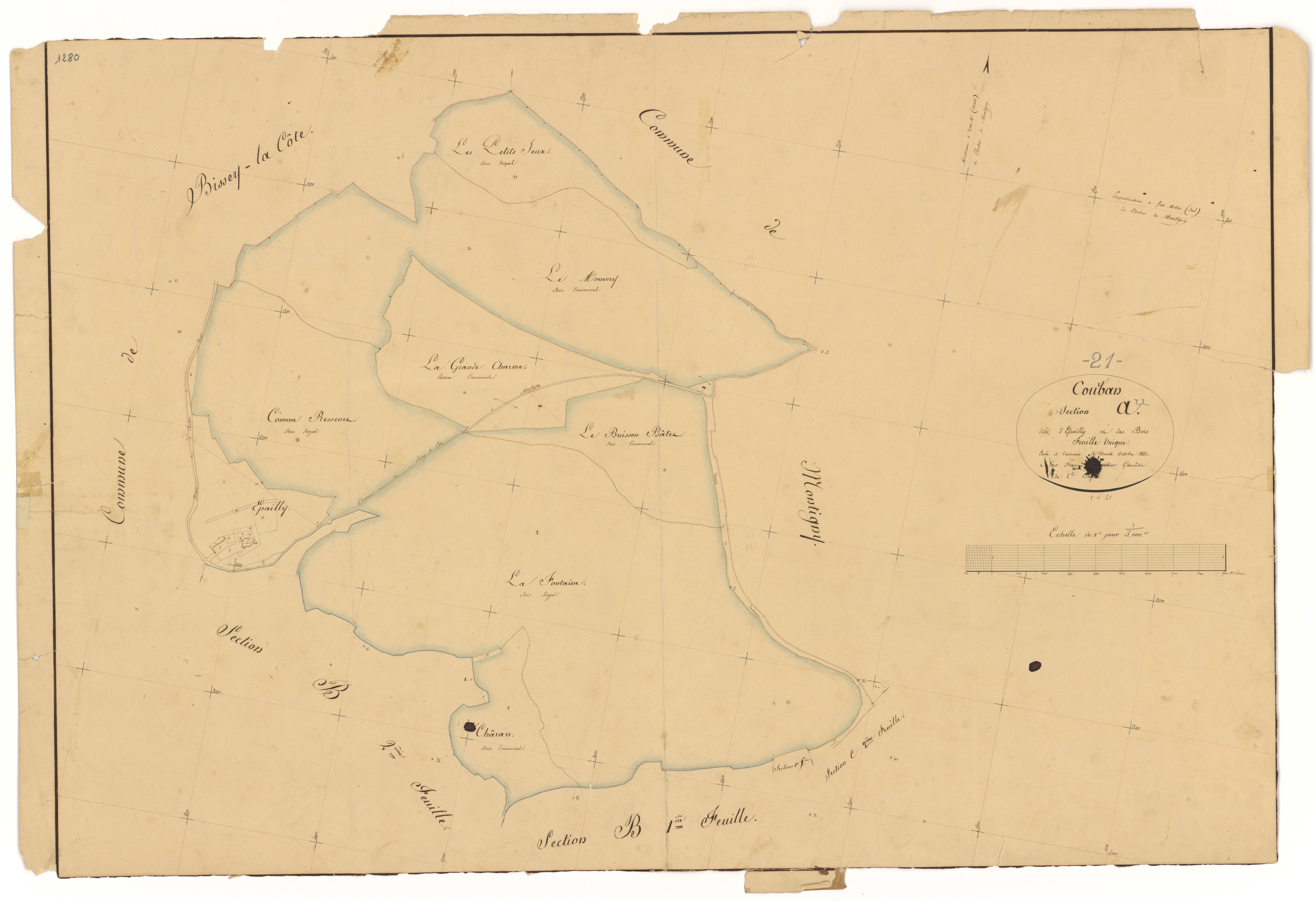 Courban - Section A - 3 P PLAN 209/2