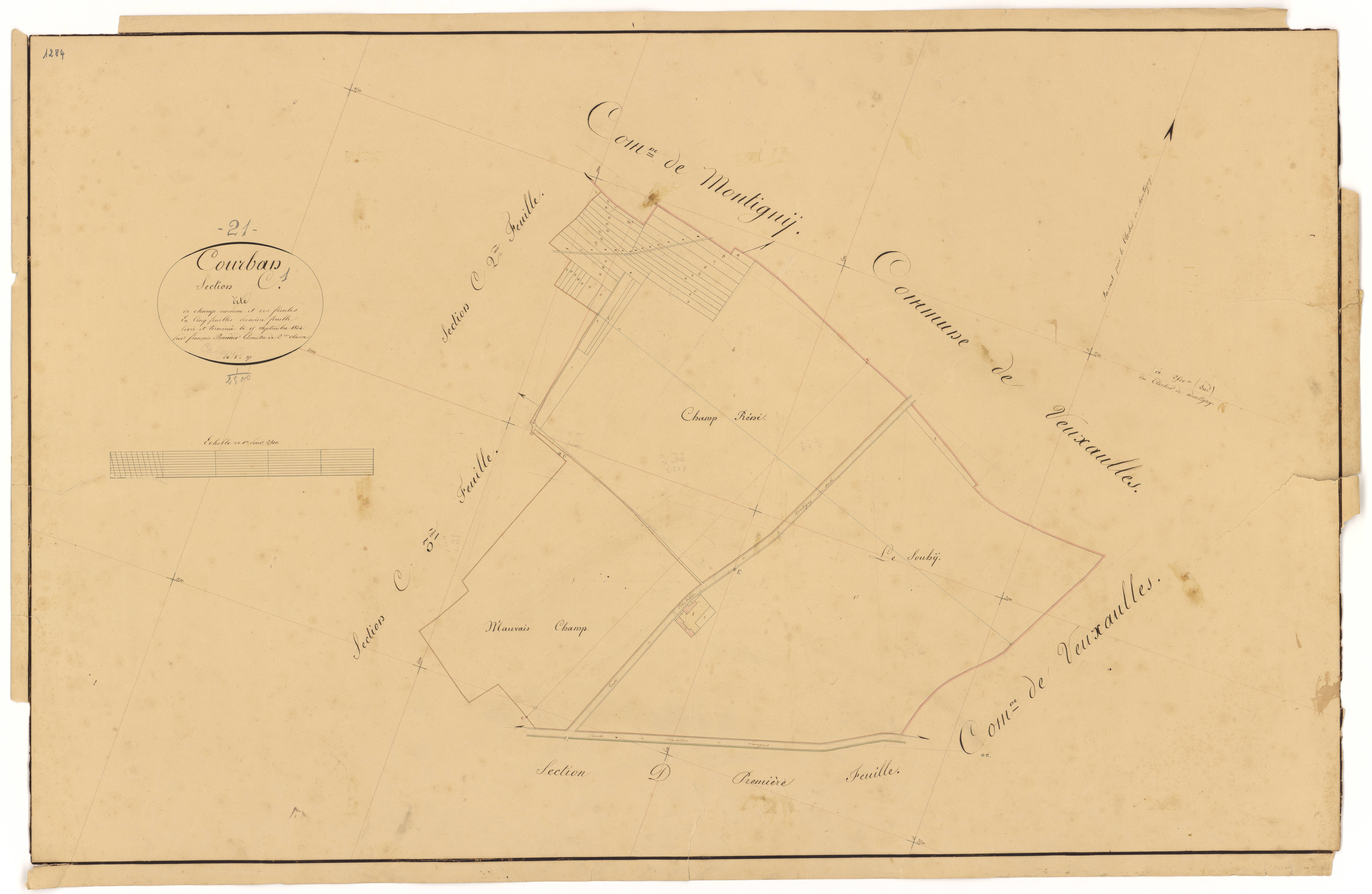 Courban - Section C1 - 3 P PLAN 209/6