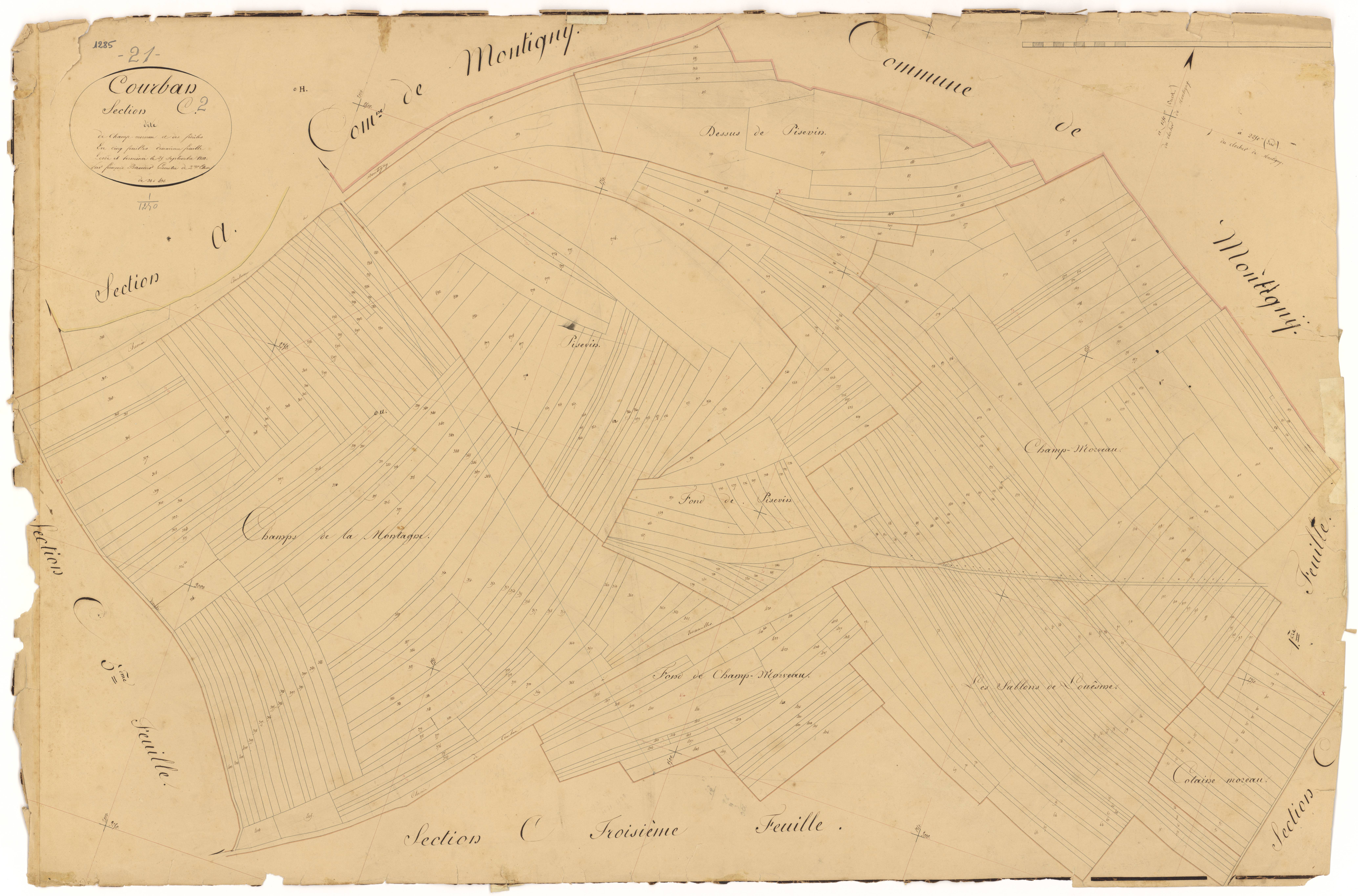 Courban - Section C2 - 3 P PLAN 209/7