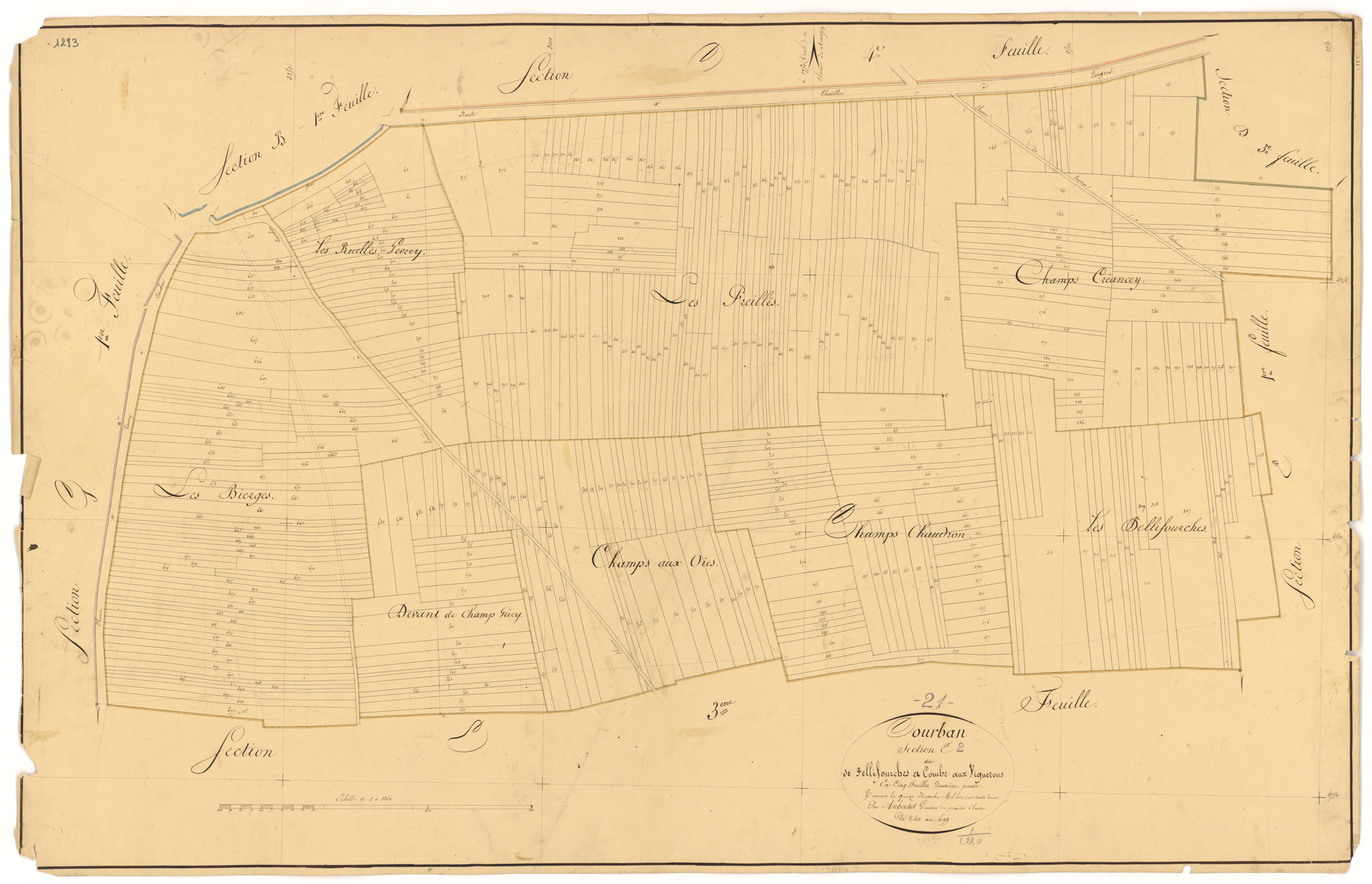 Courban - Section E2 - 3 P PLAN 209/15