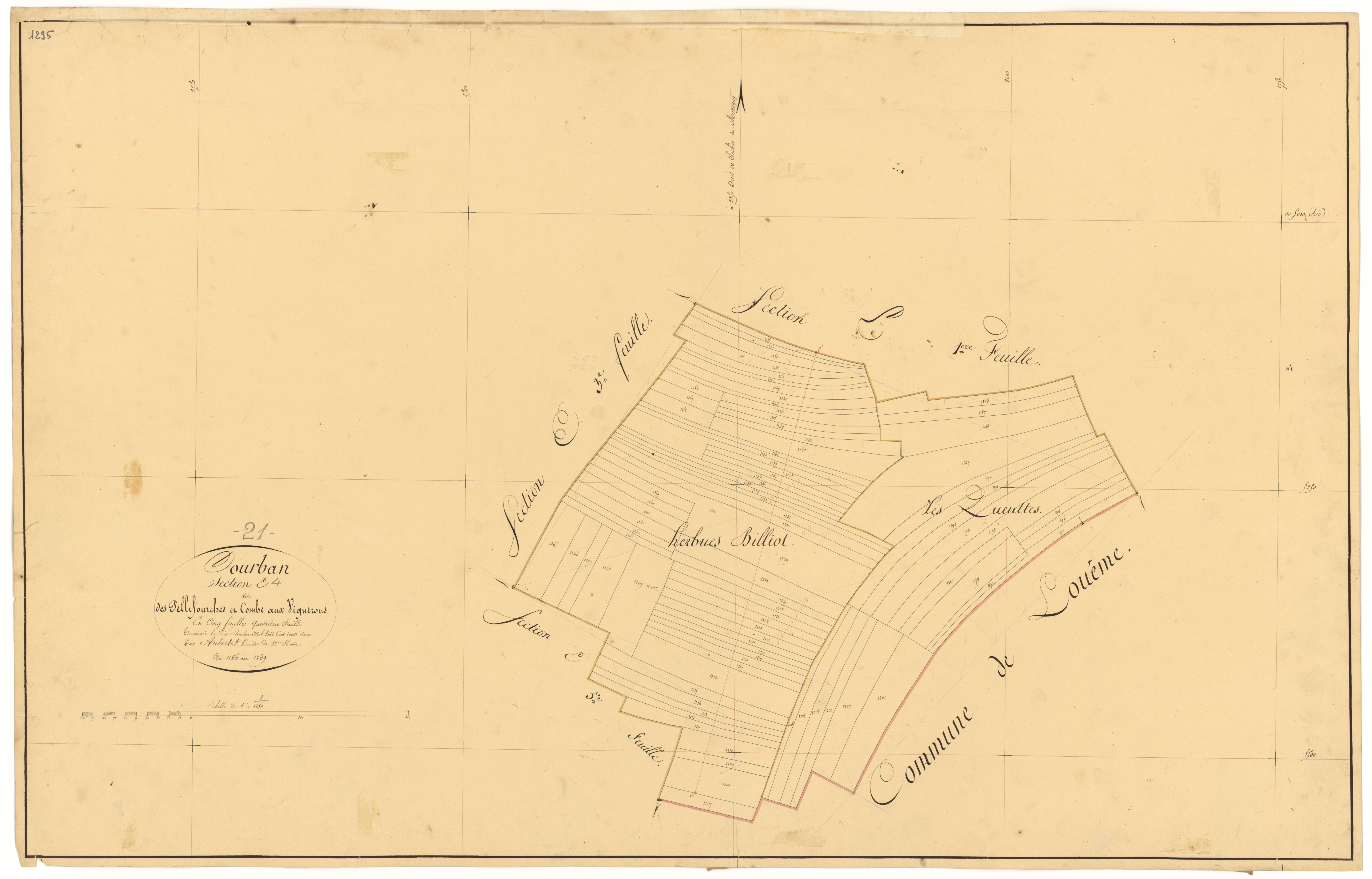 Courban - Section E4 - 3 P PLAN 209/17