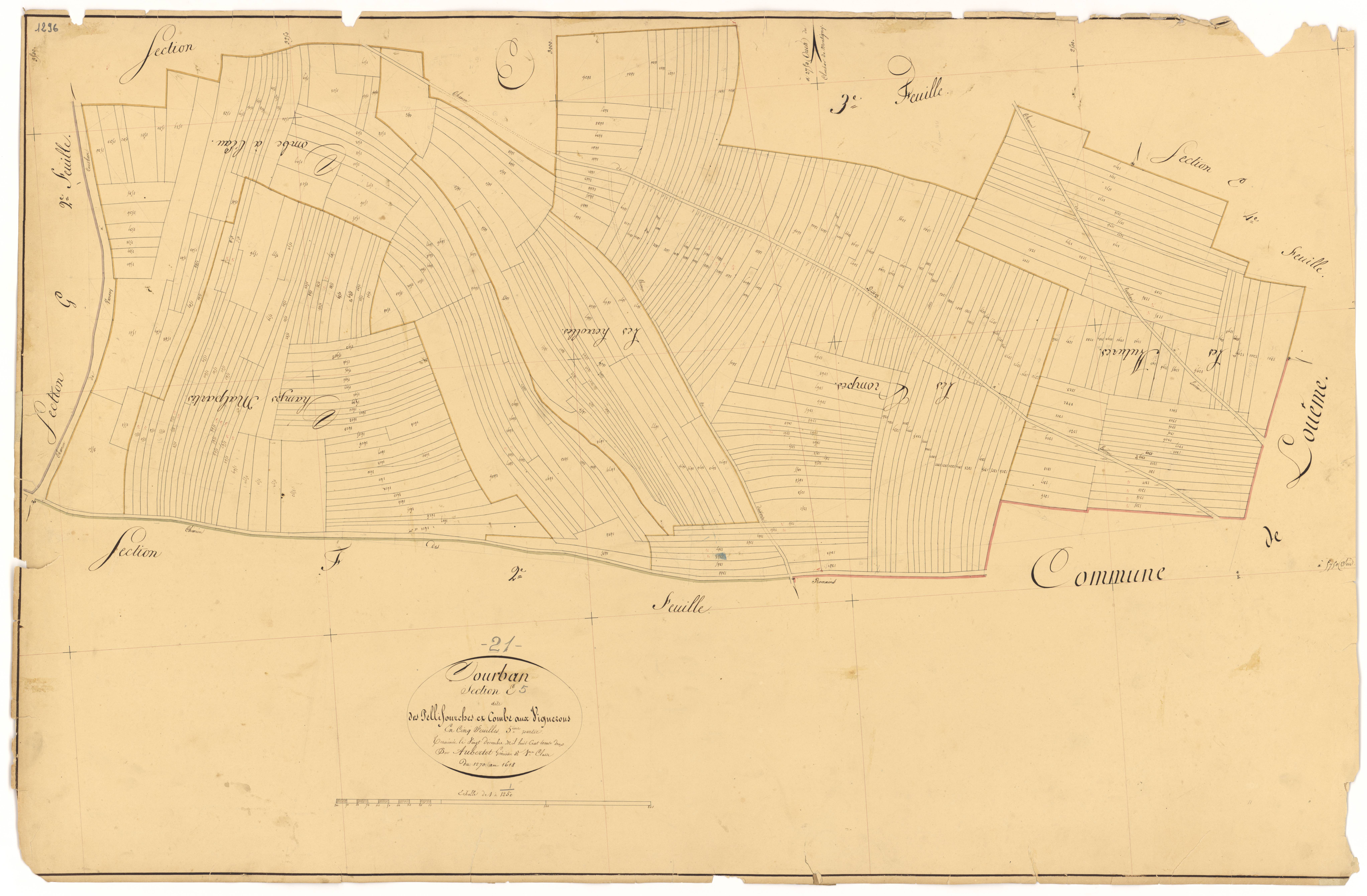 Courban - Section E5 - 3 P PLAN 209/18