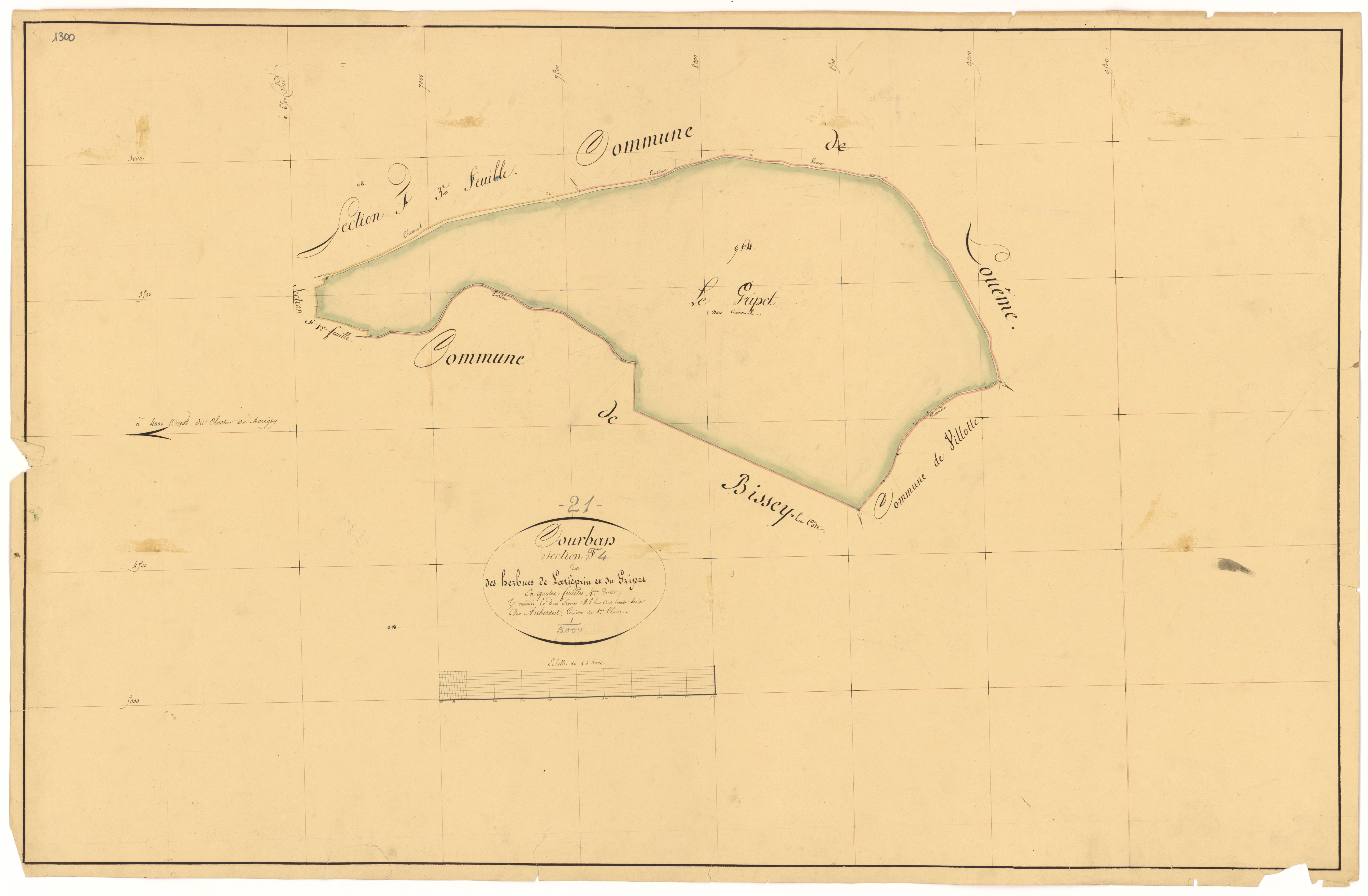 Courban - Section F4 - 3 P PLAN 209/22